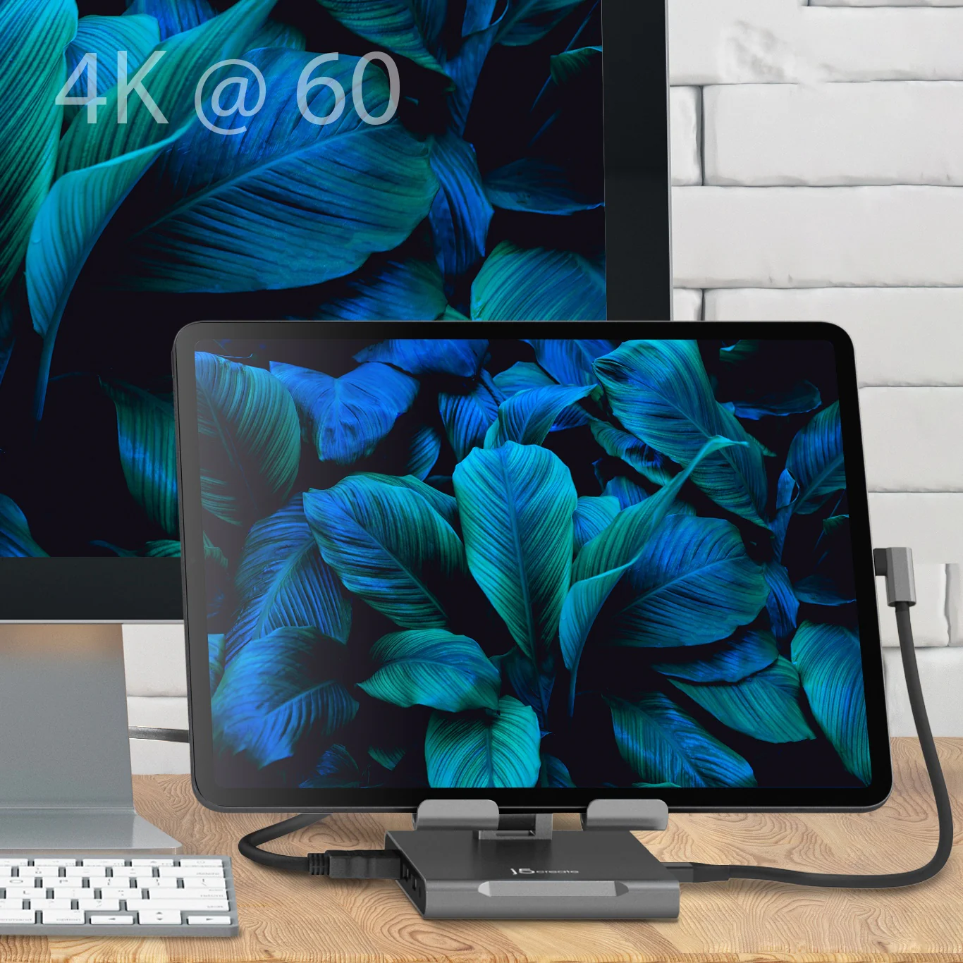 Multi-Angle Stand with Docking Station for iPad Pro® - Image 8