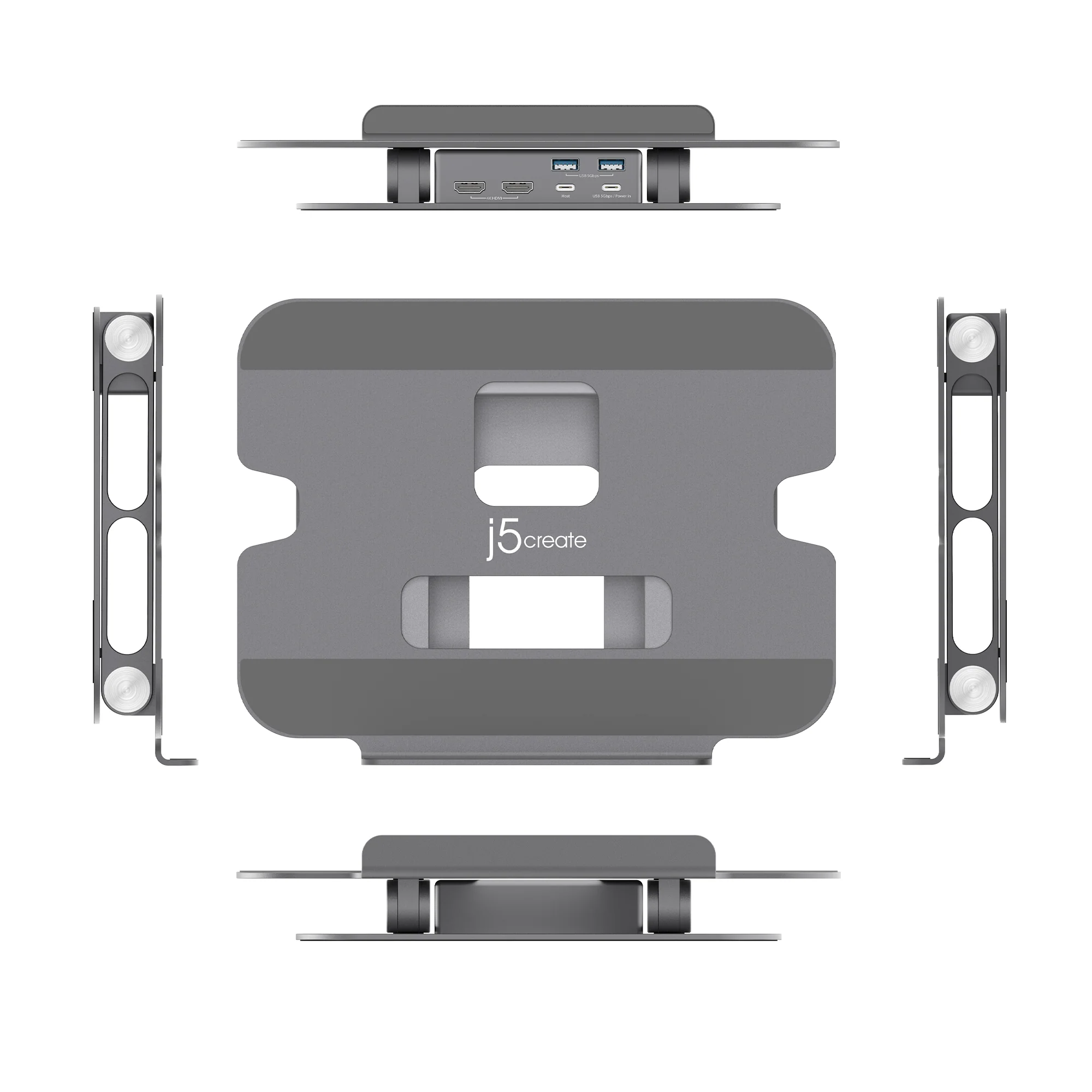 Multi-Angle Dual HDMI™ Laptop Stand - Image 3