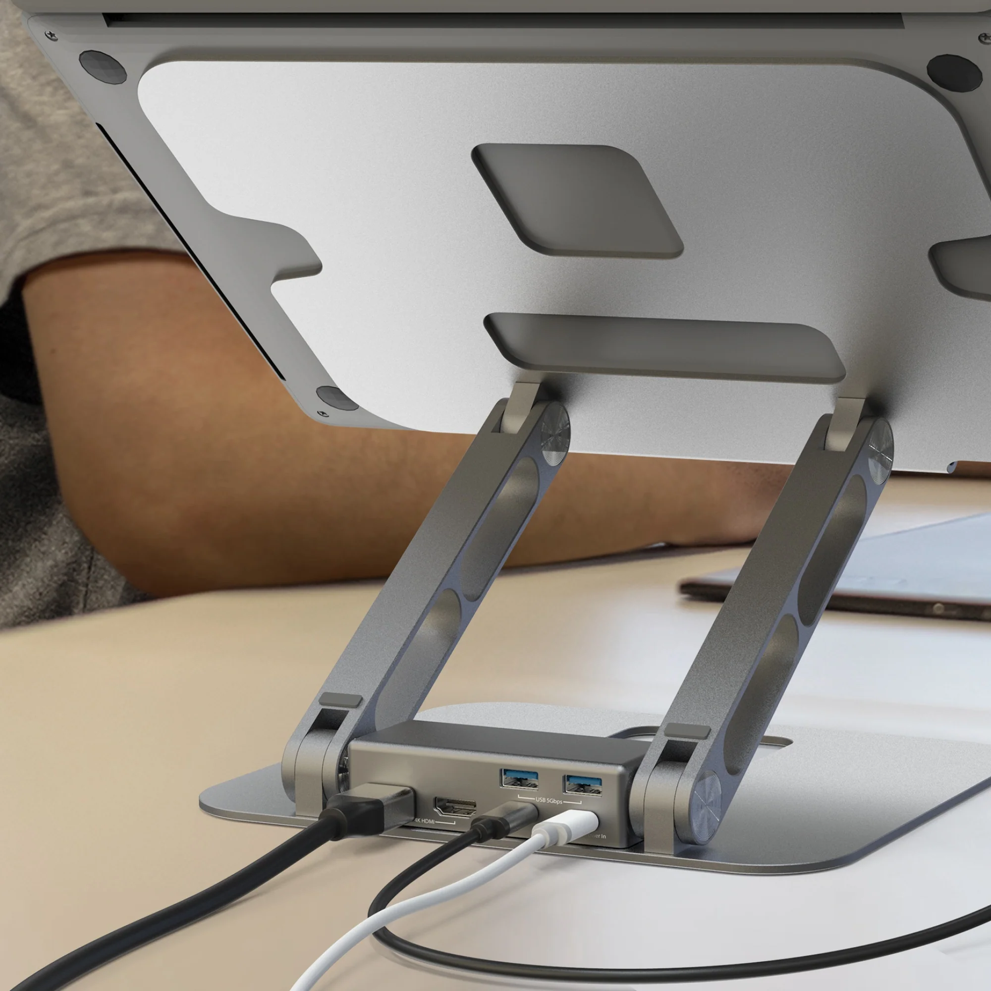 Multi-Angle Dual HDMI™ Laptop Stand - Image 5