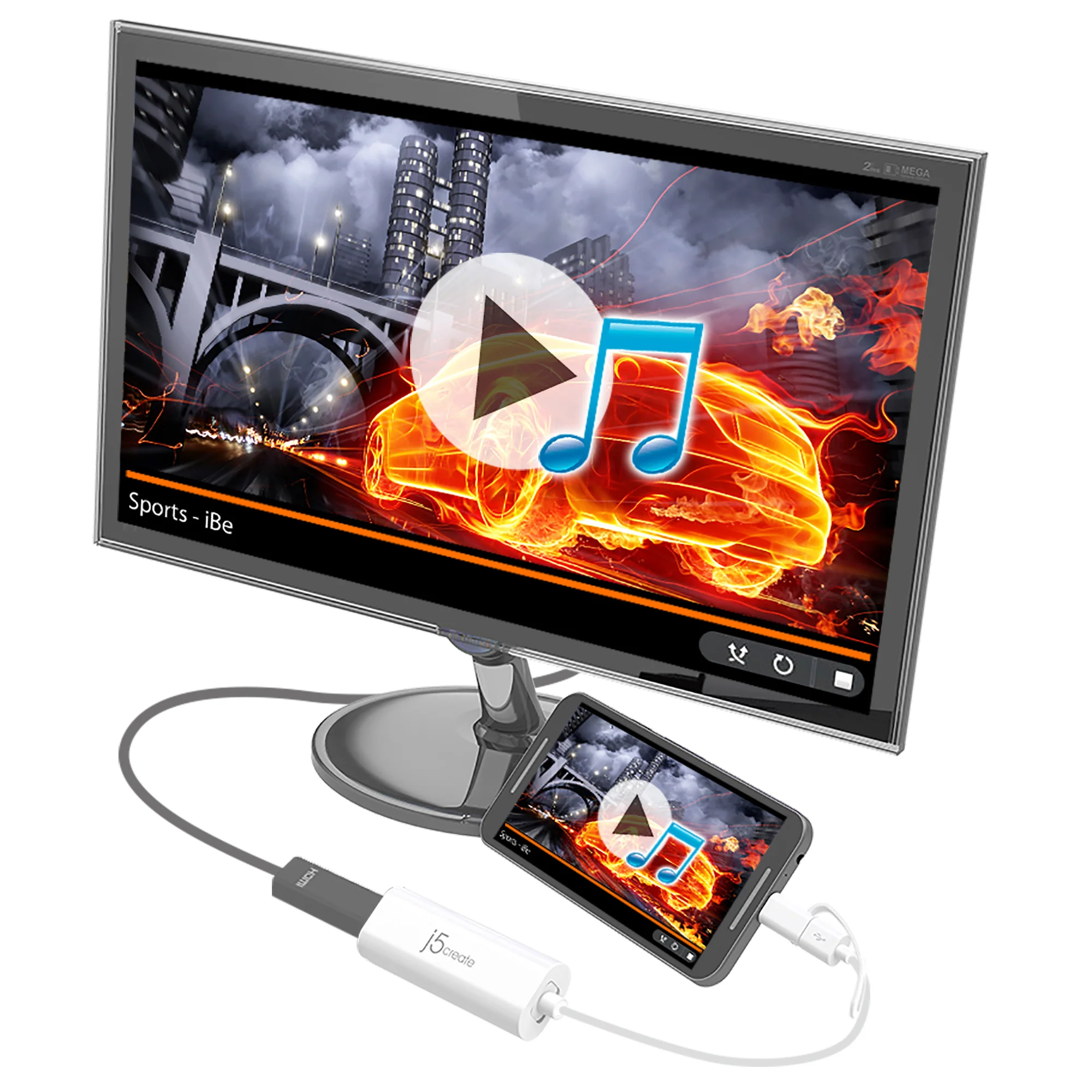 Android™ USB™ to HDMI™ Display Adapter - Image 5