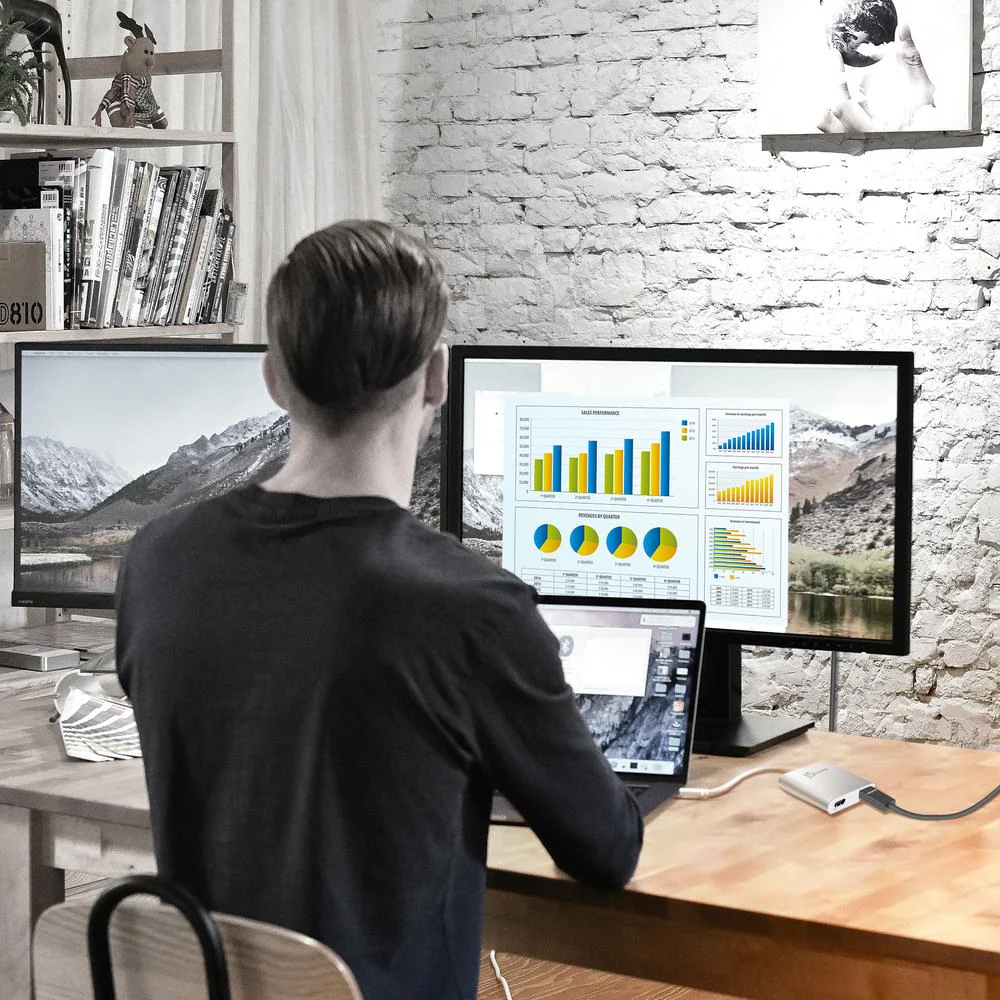 USB™ 3.0 to Dual HDMI™ Multi-Monitor Adapter - Image 4
