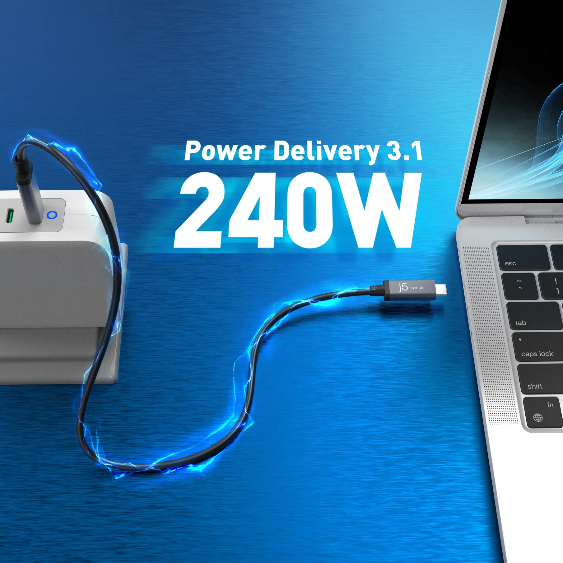 USB 40Gbps 240W USB Type-C® Cable - Image 8