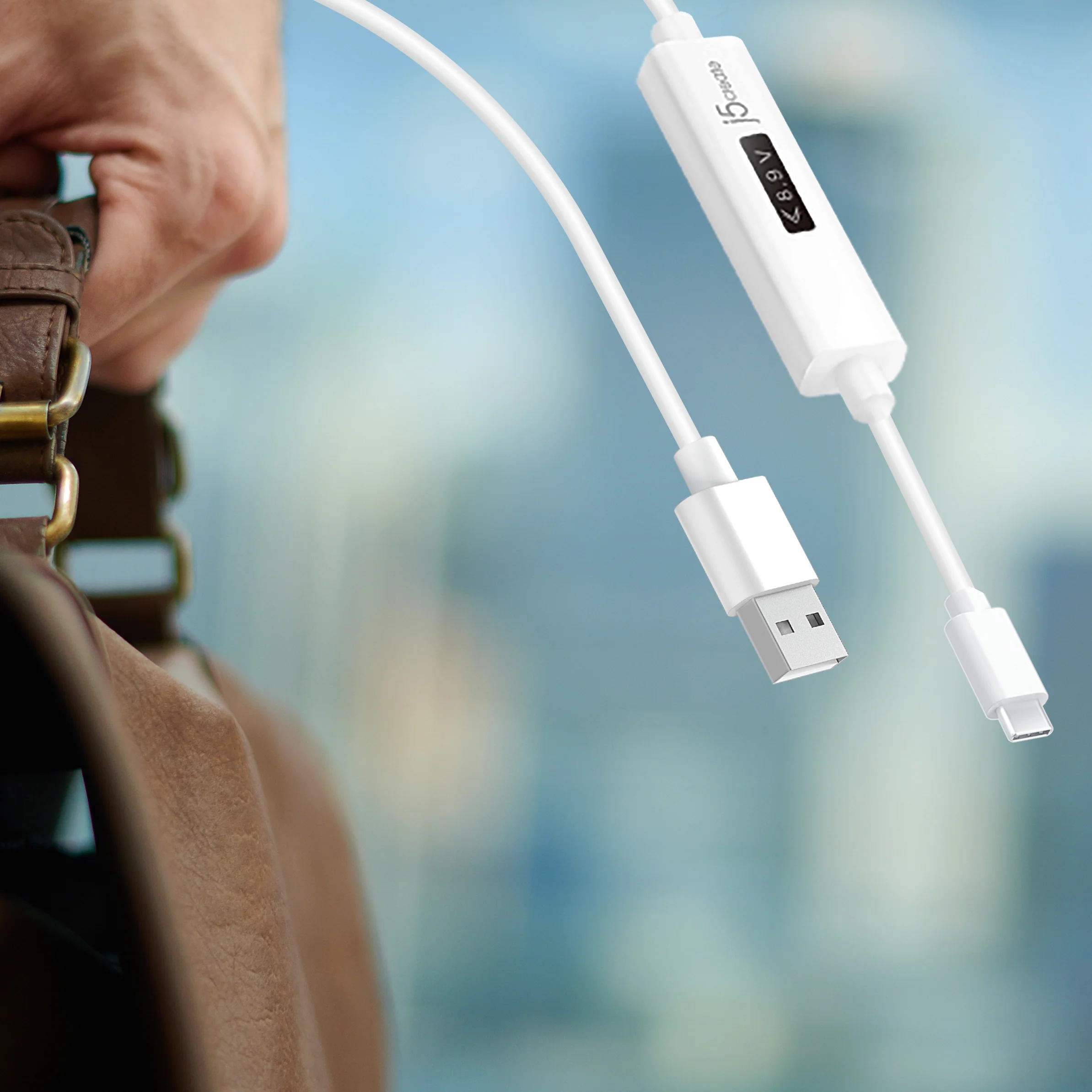 USB-C™ Dynamic Power Meter Charging Cable - USB™ Type-A to USB-C® - Image 7