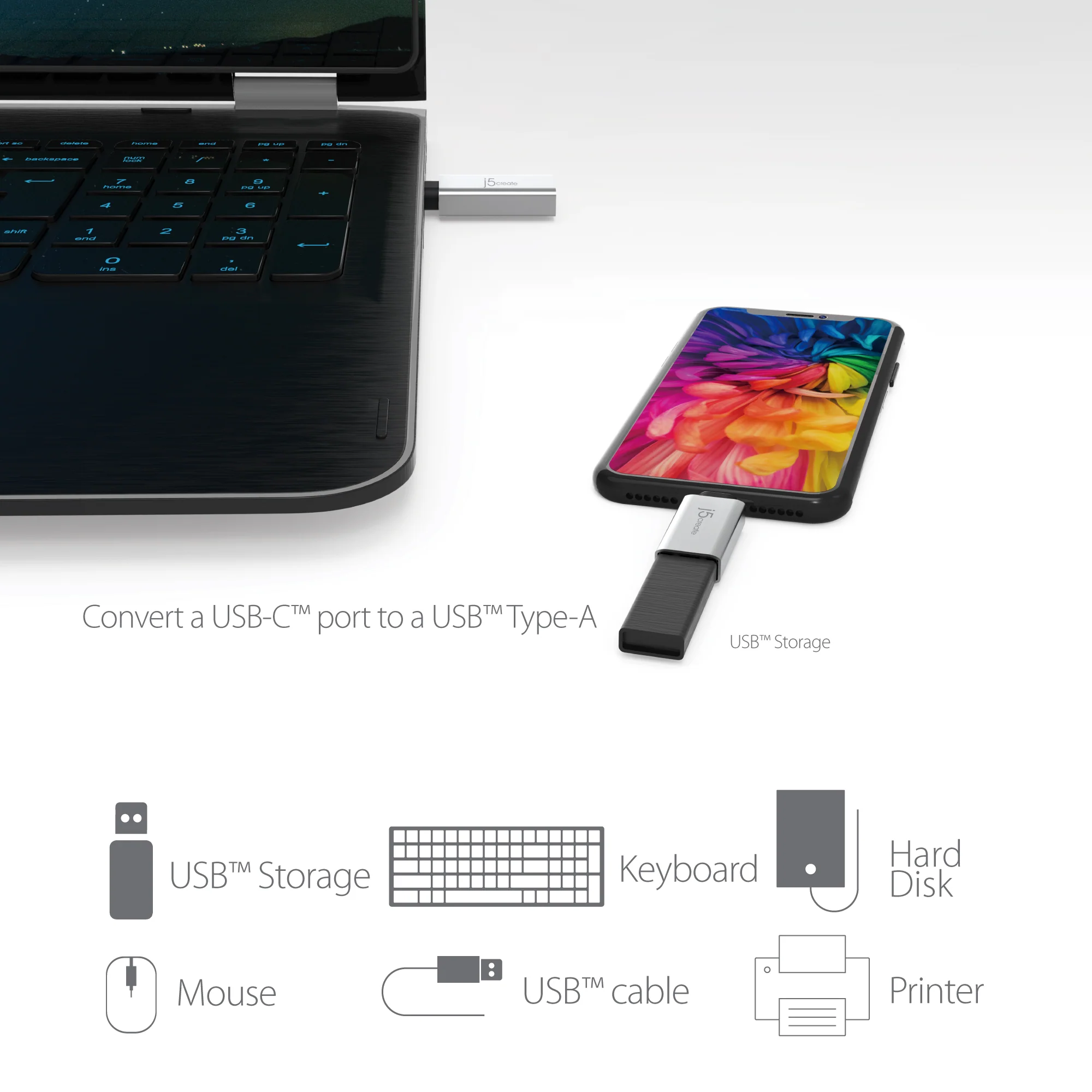 USB-C™ to USB™ Type-A 3.1 Adapter - Image 9