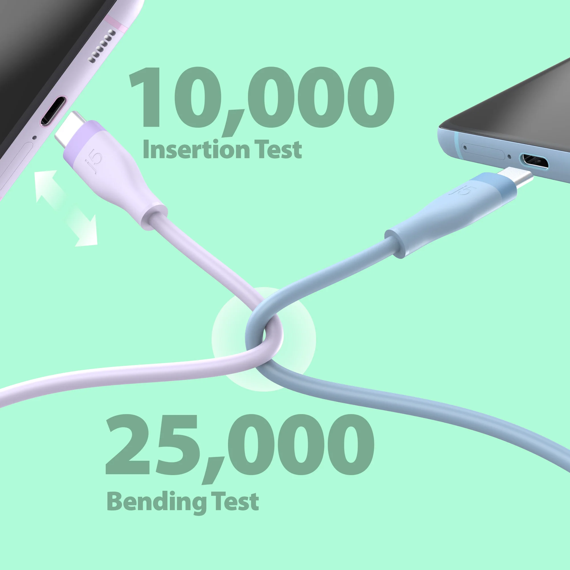 USB-C® 60W Liquid Silicone Fast Charging Cable - Image 11