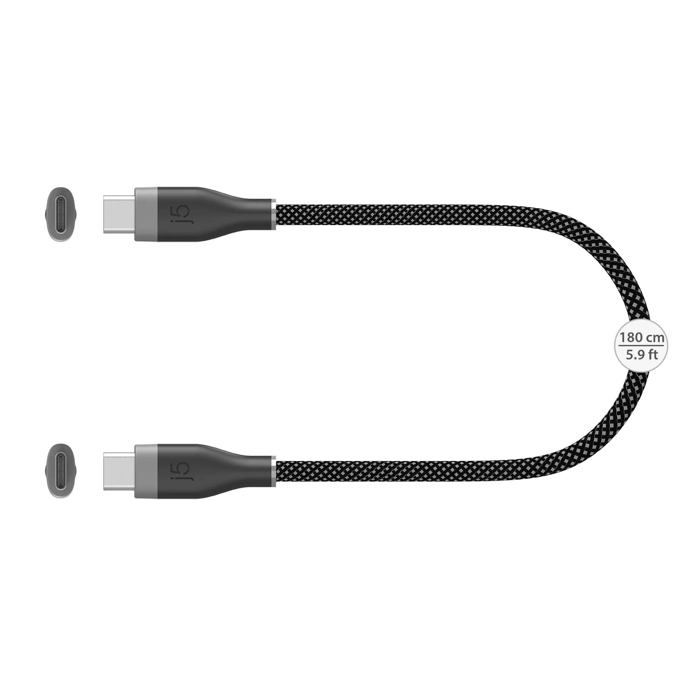 USB-C® 60W Ultra Soft Double-Braided Fast Charging Cable - Image 2