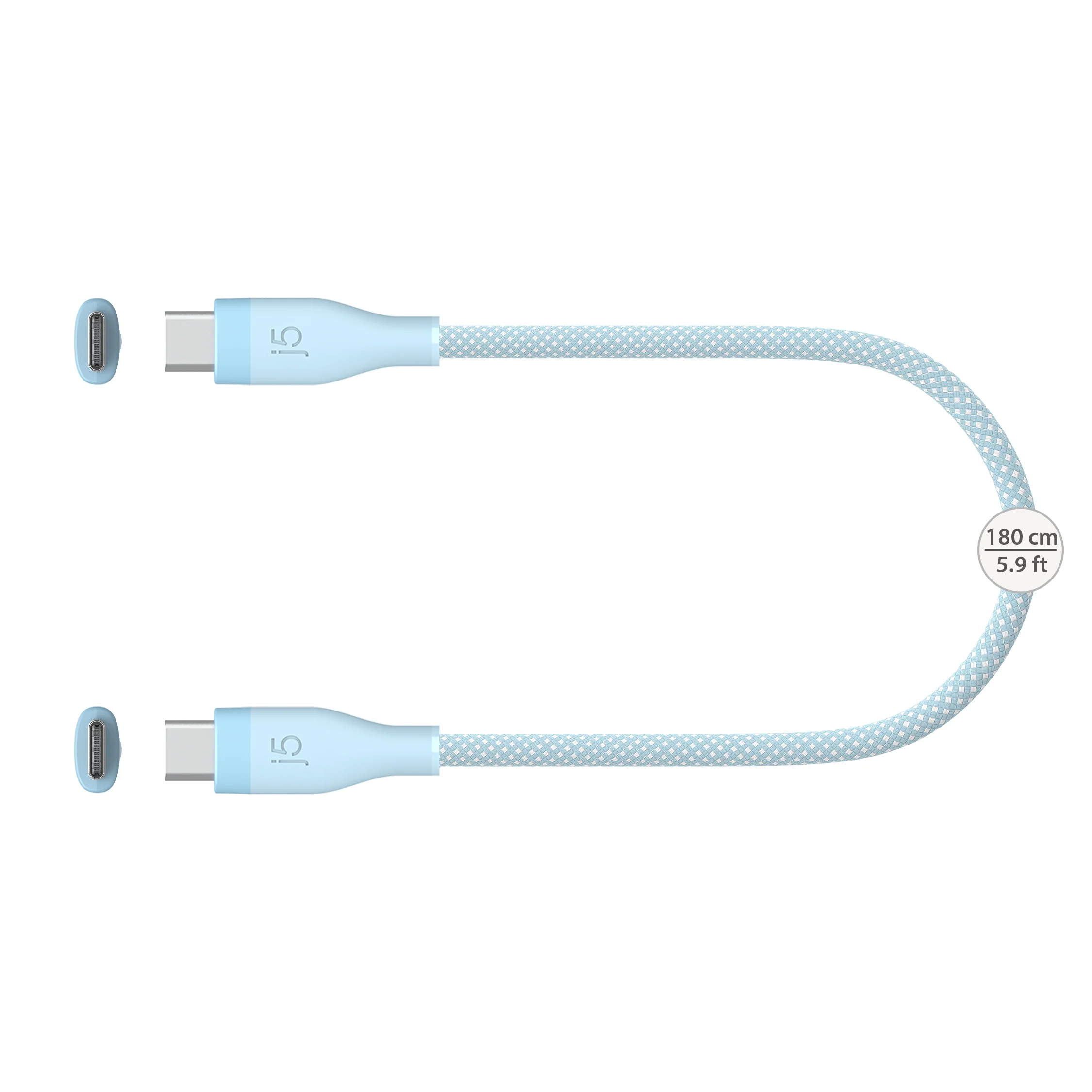 USB-C® 60W Ultra Soft Double-Braided Fast Charging Cable - Image 4