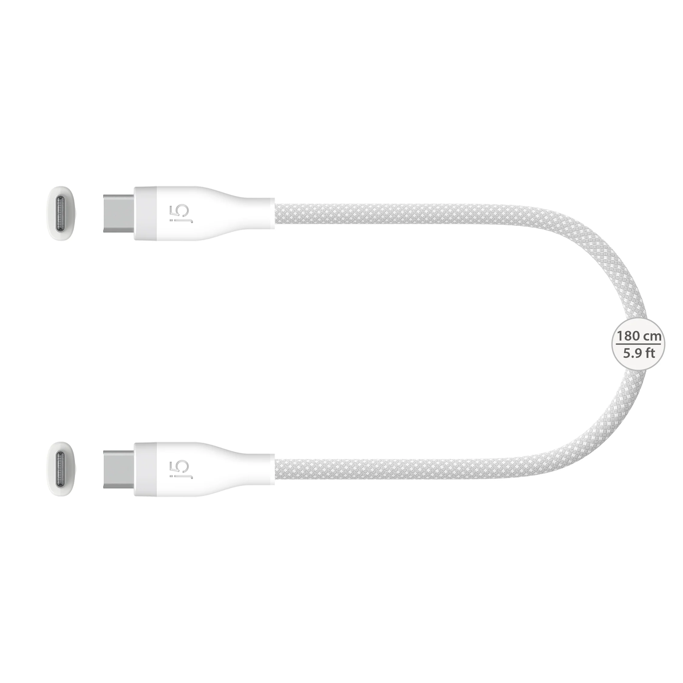 USB-C® 60W Ultra Soft Double-Braided Fast Charging Cable - Image 8
