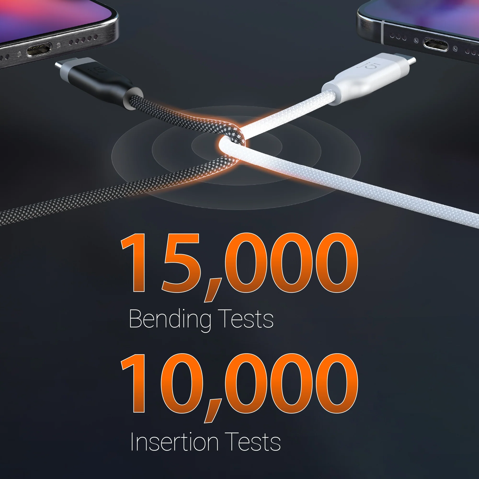 USB-C® 3-in-1 Charge and Data Cable - Image 11