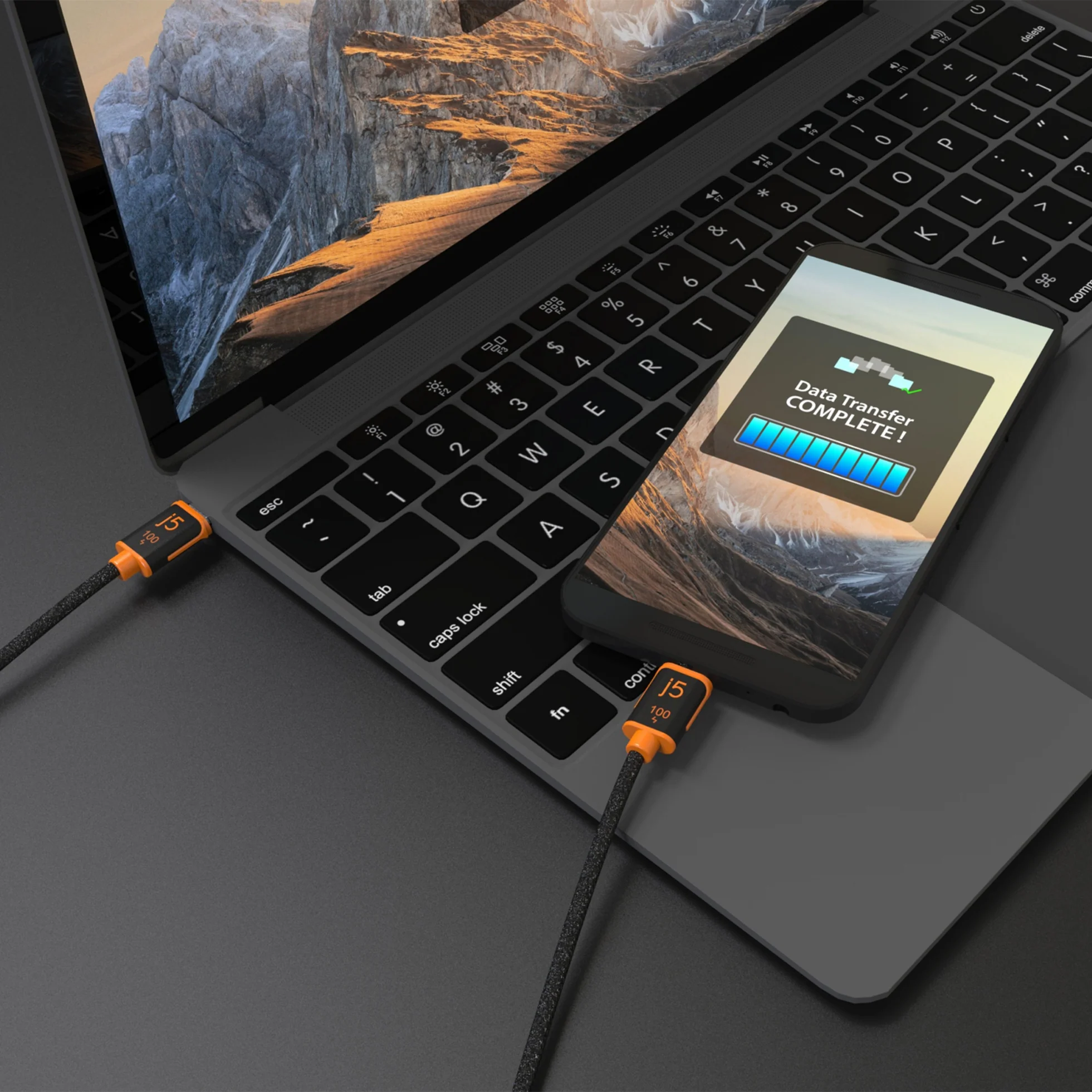 USB-C® 100W Sync & Charge Cable 5.9 FT - Image 6