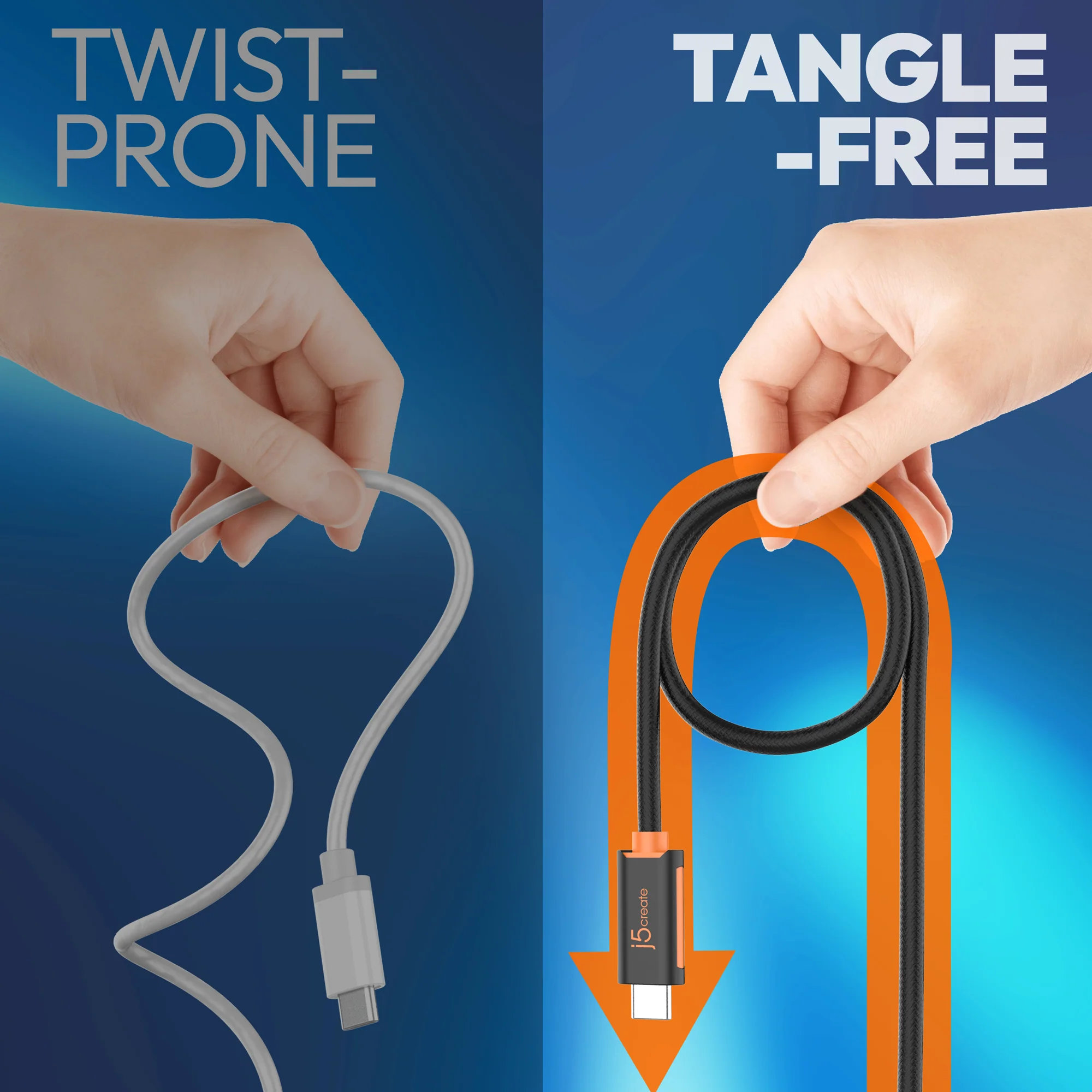 USB-C® 240W Ultra Soft Double-Braided Fast Charging Cable (3.3 ft. / 100 cm) - Image 10