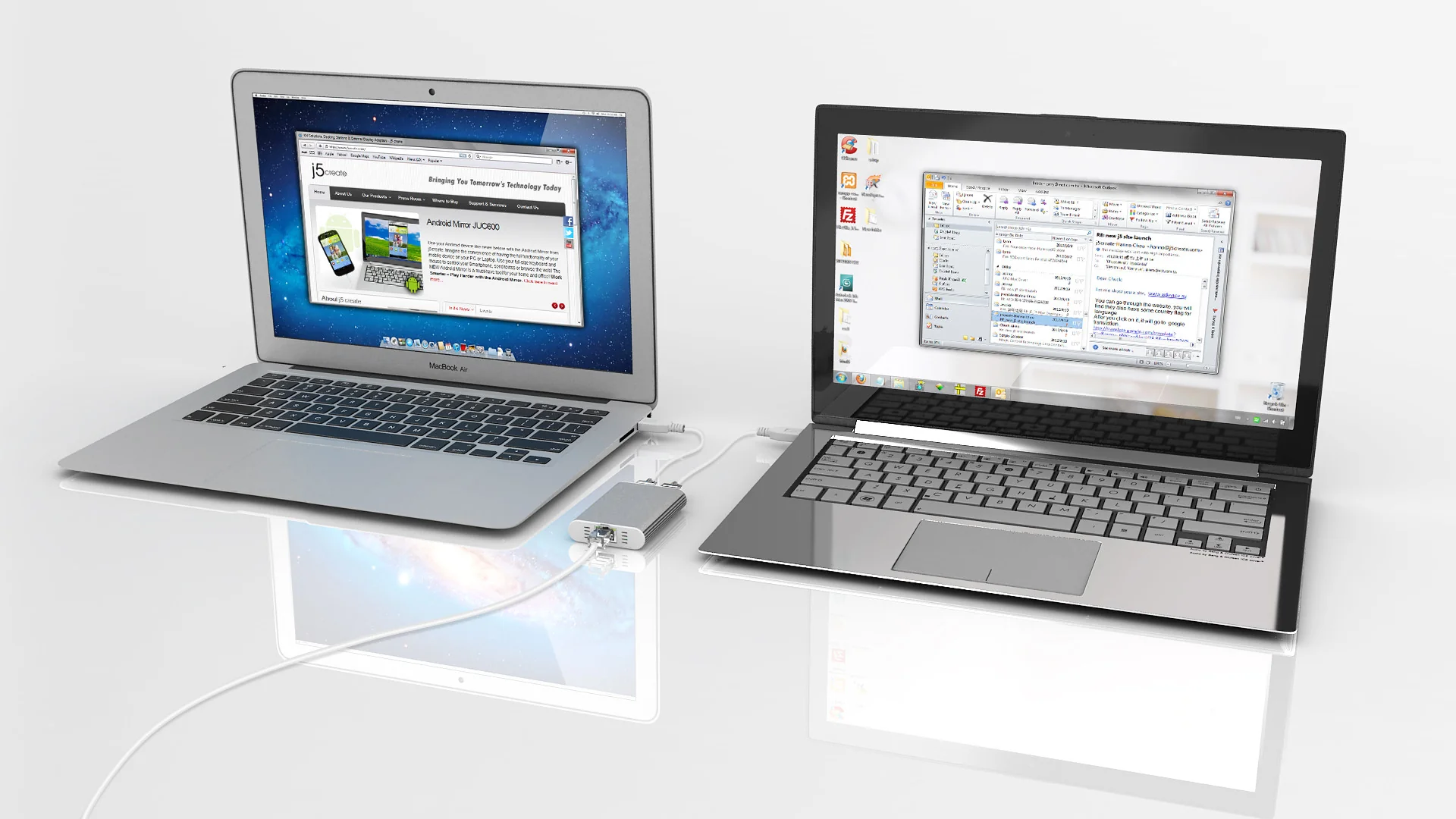 Dual USB™ 3.0 to Gigabit Ethernet Sharing Adapter - Image 5