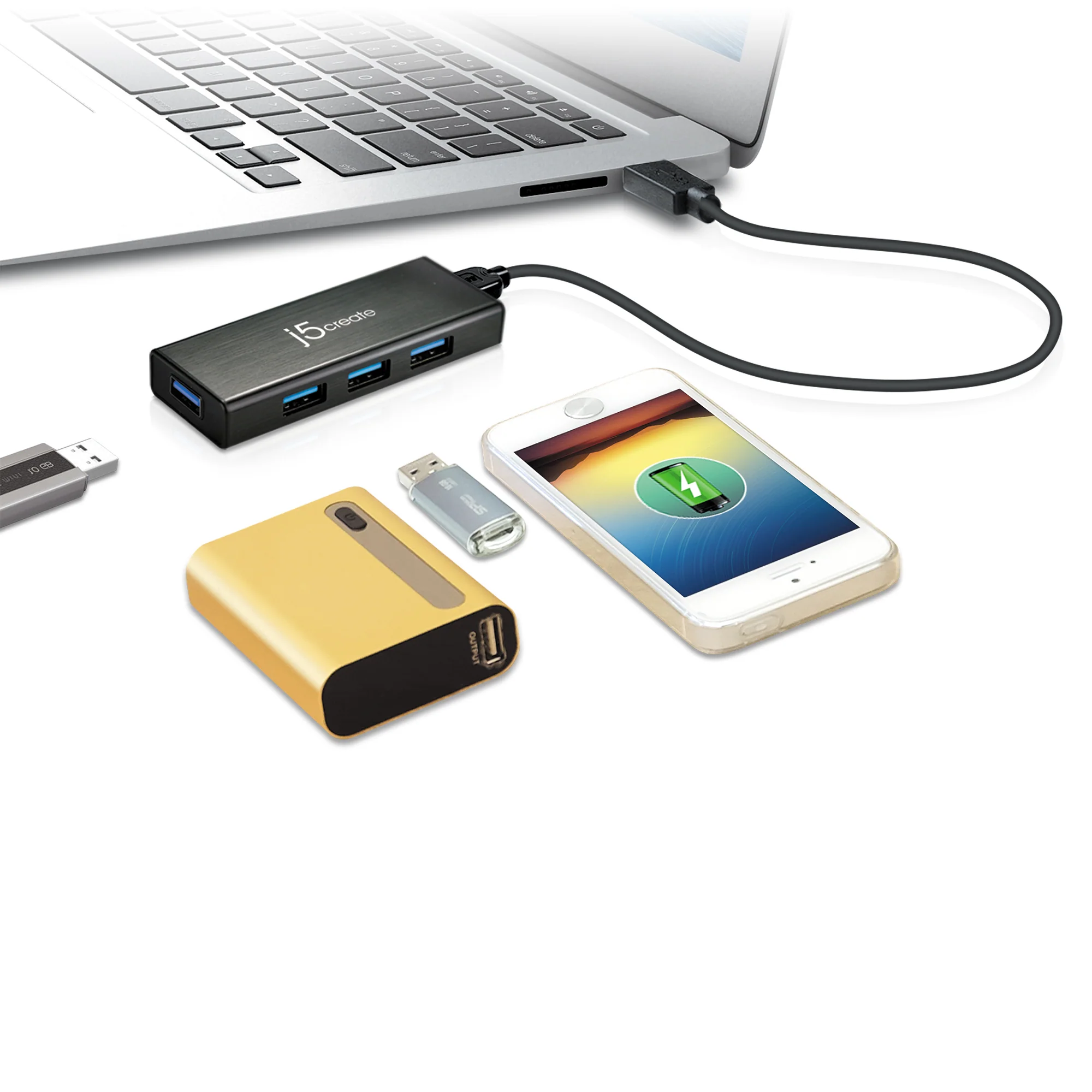 USB™ 3.0 4-Port Mini Hub - Image 5