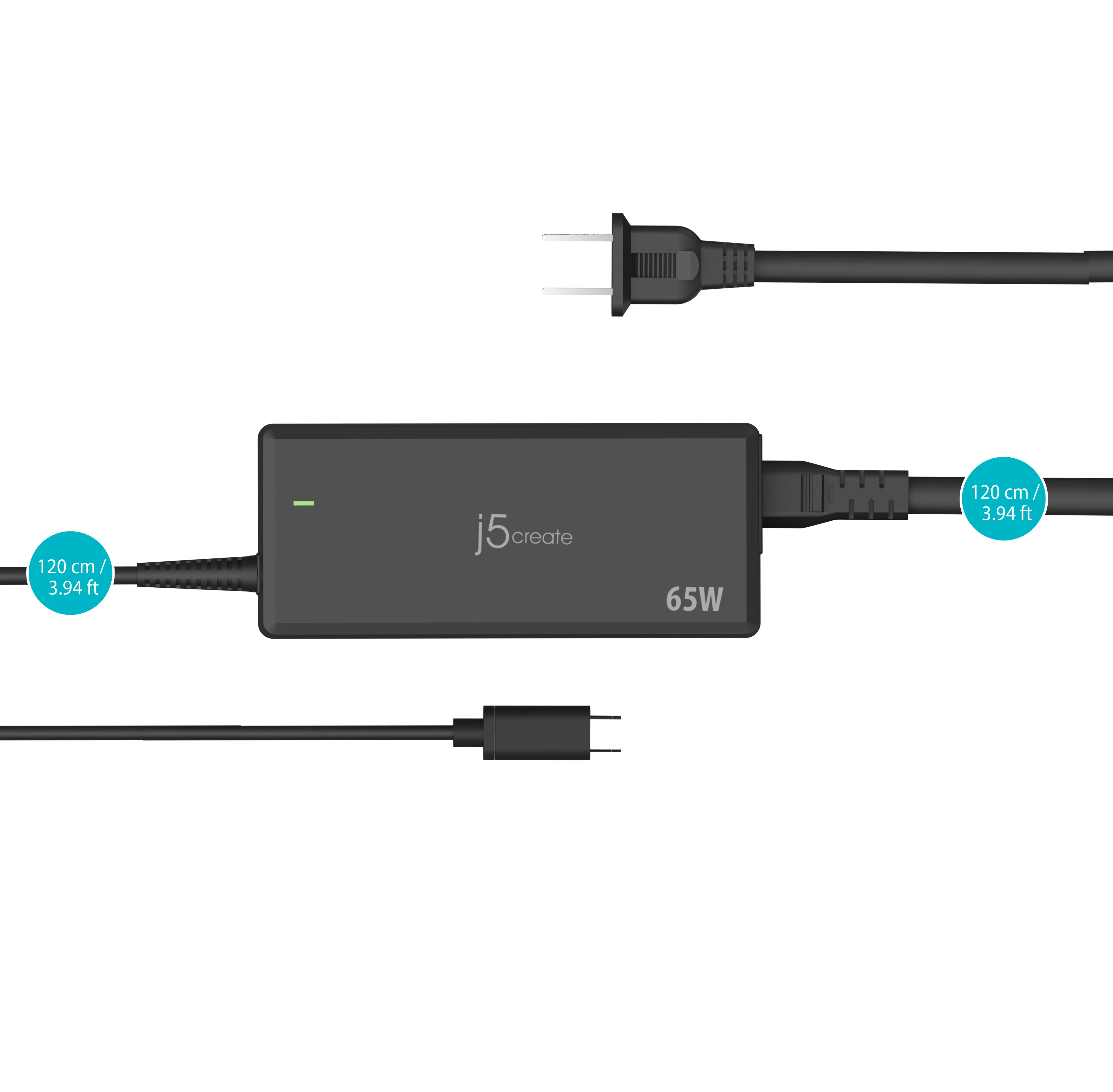 65W PD USB-C® Power Adapter - Image 3