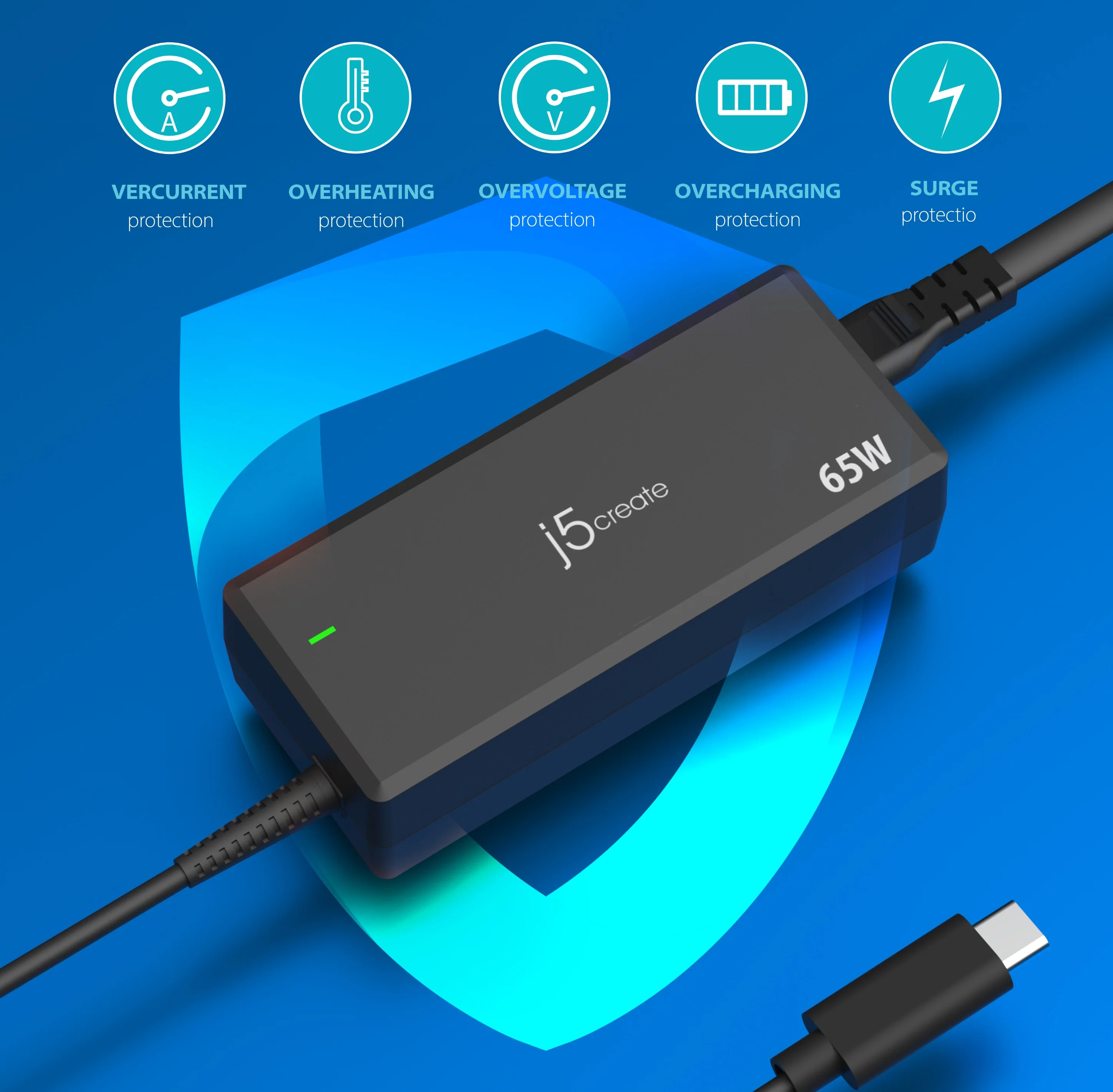 65W PD USB-C® Power Adapter - Image 6