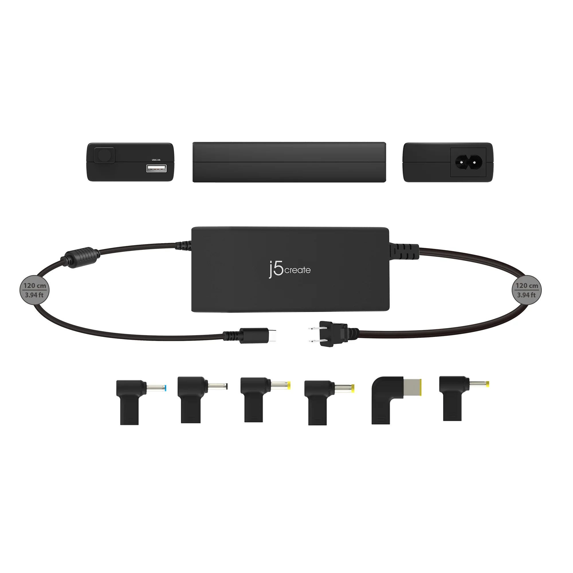 100W PD USB-C® Super Charger with 6 Types of DC Connector - Image 3