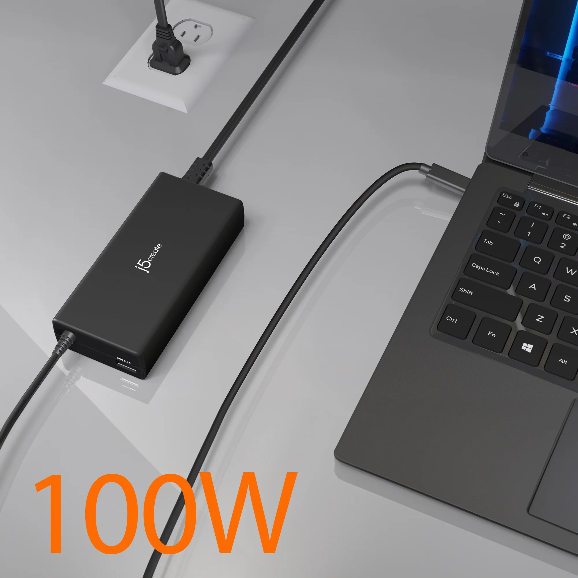100W PD USB-C® Super Charger with 6 Types of DC Connector - Image 4