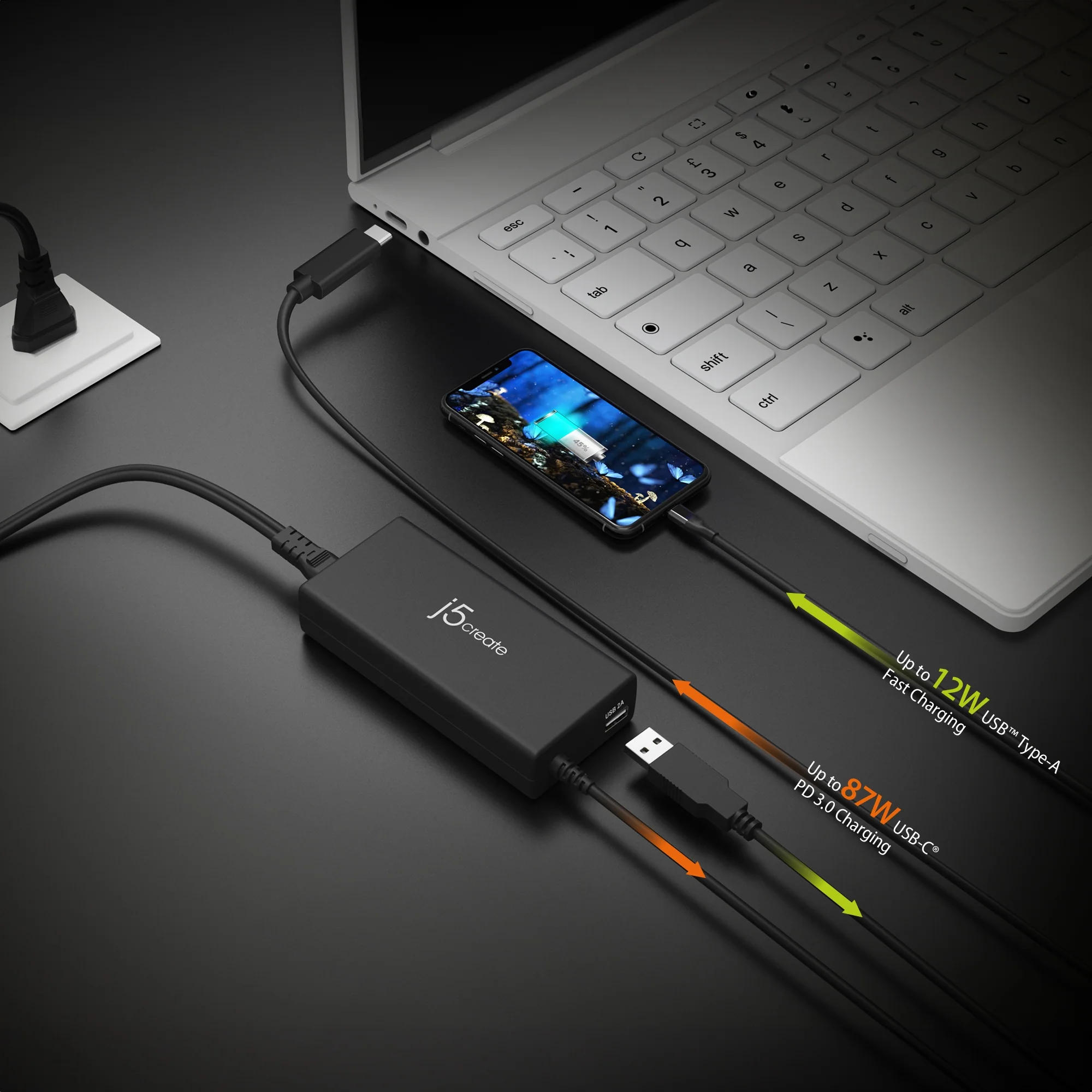 100W PD USB-C® Super Charger with 6 Types of DC Connector - Image 5