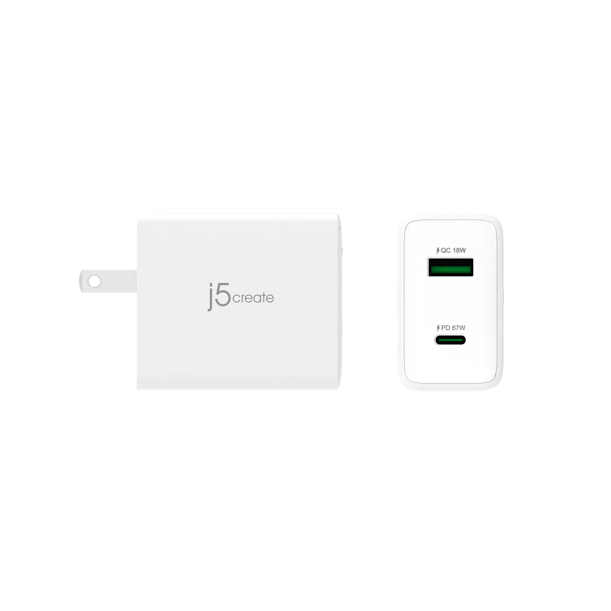 67W GaN USB-C® 2-Port Charger - Image 5