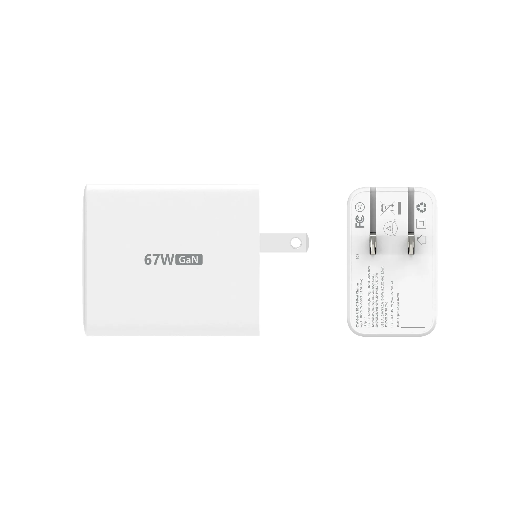 67W GaN USB-C® 2-Port Charger - Image 6
