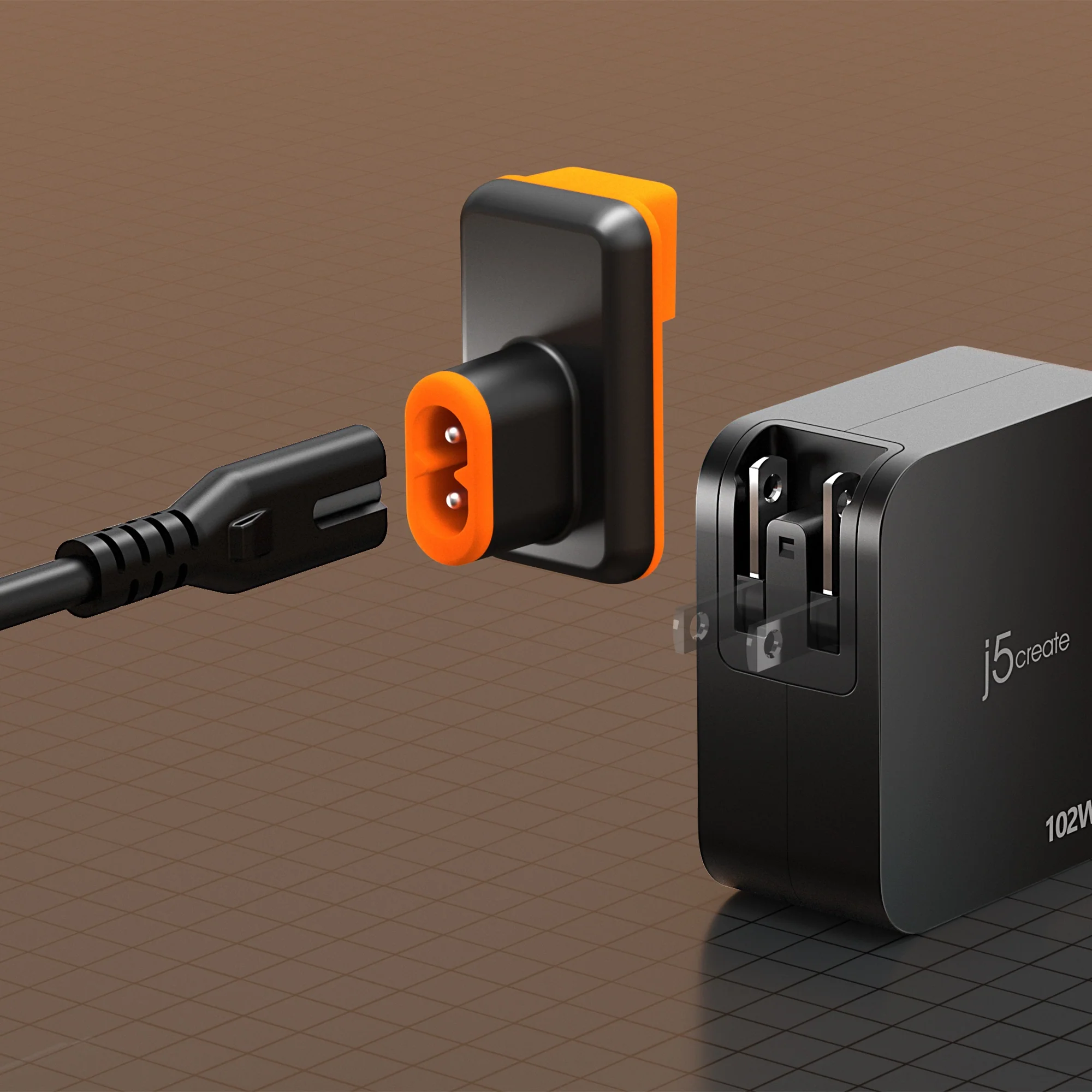 102W Nano Super Charger for USB-C® 2-Port (GaN Power) With AC Extension Kits - Image 12