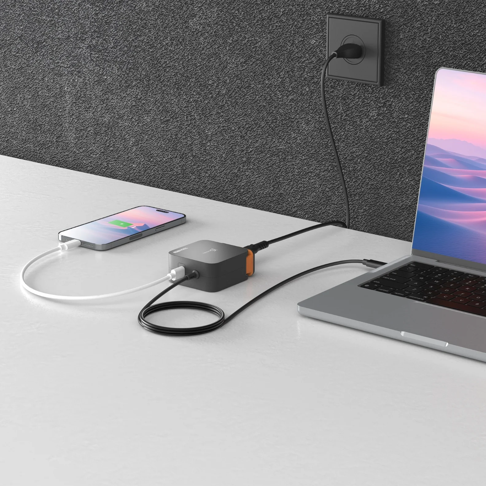 102W Nano Super Charger for USB-C® 2-Port (GaN Power) With AC Extension Kits - Image 5