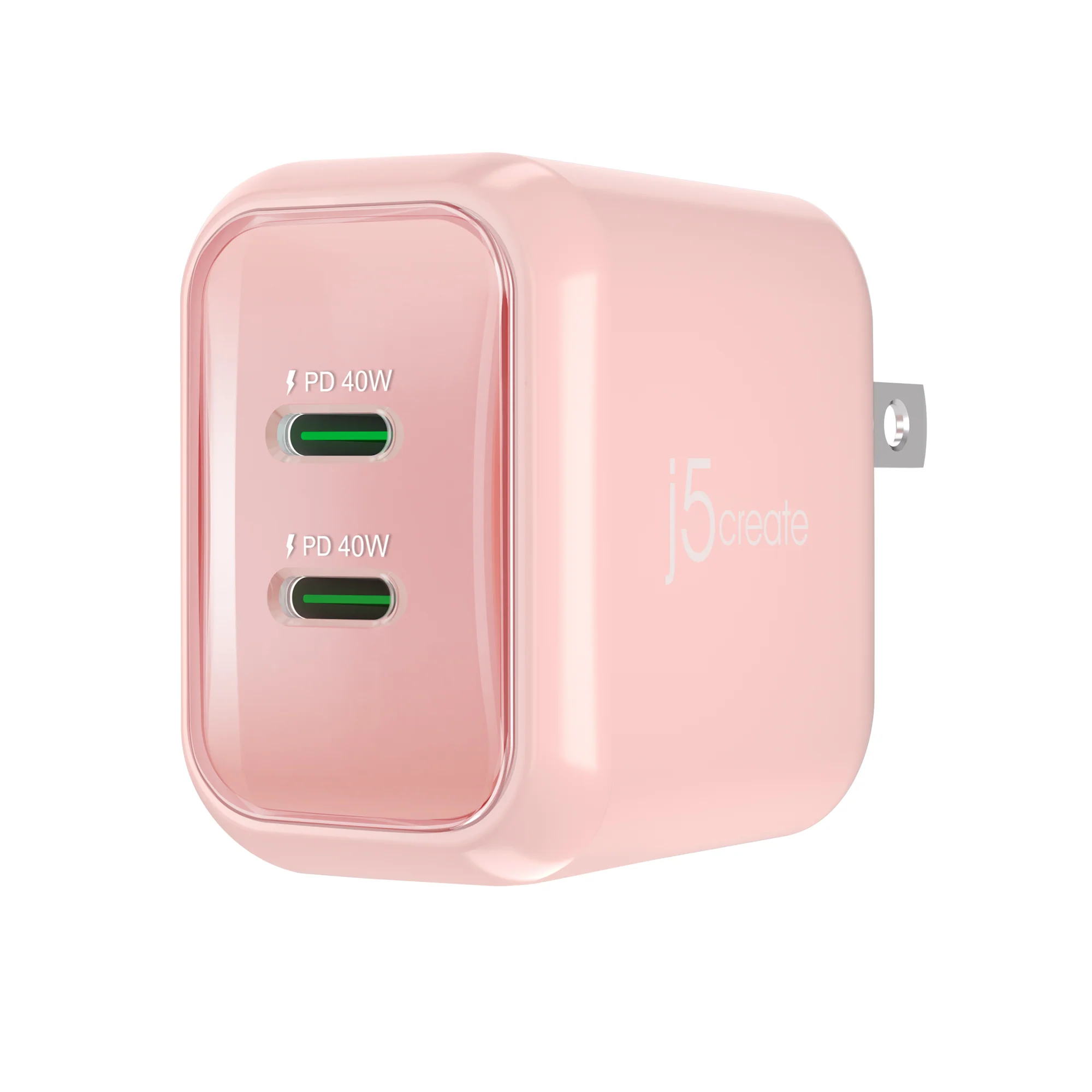 40W GaN USB-C® 2-Port Mini Charger with a USB-C® Fast Charging Cable - Image 4