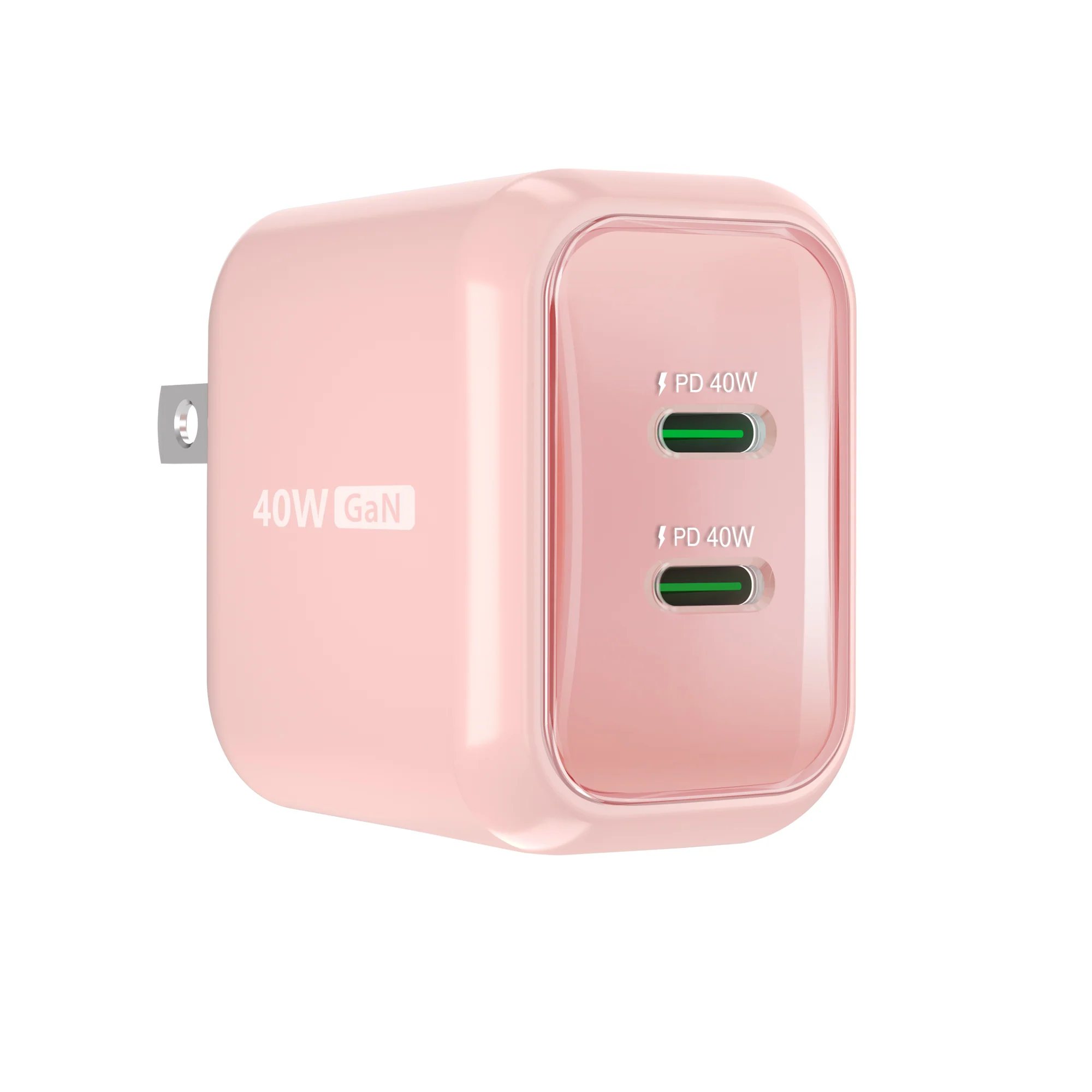 40W GaN USB-C® 2-Port Mini Charger with a USB-C® Fast Charging Cable - Image 5