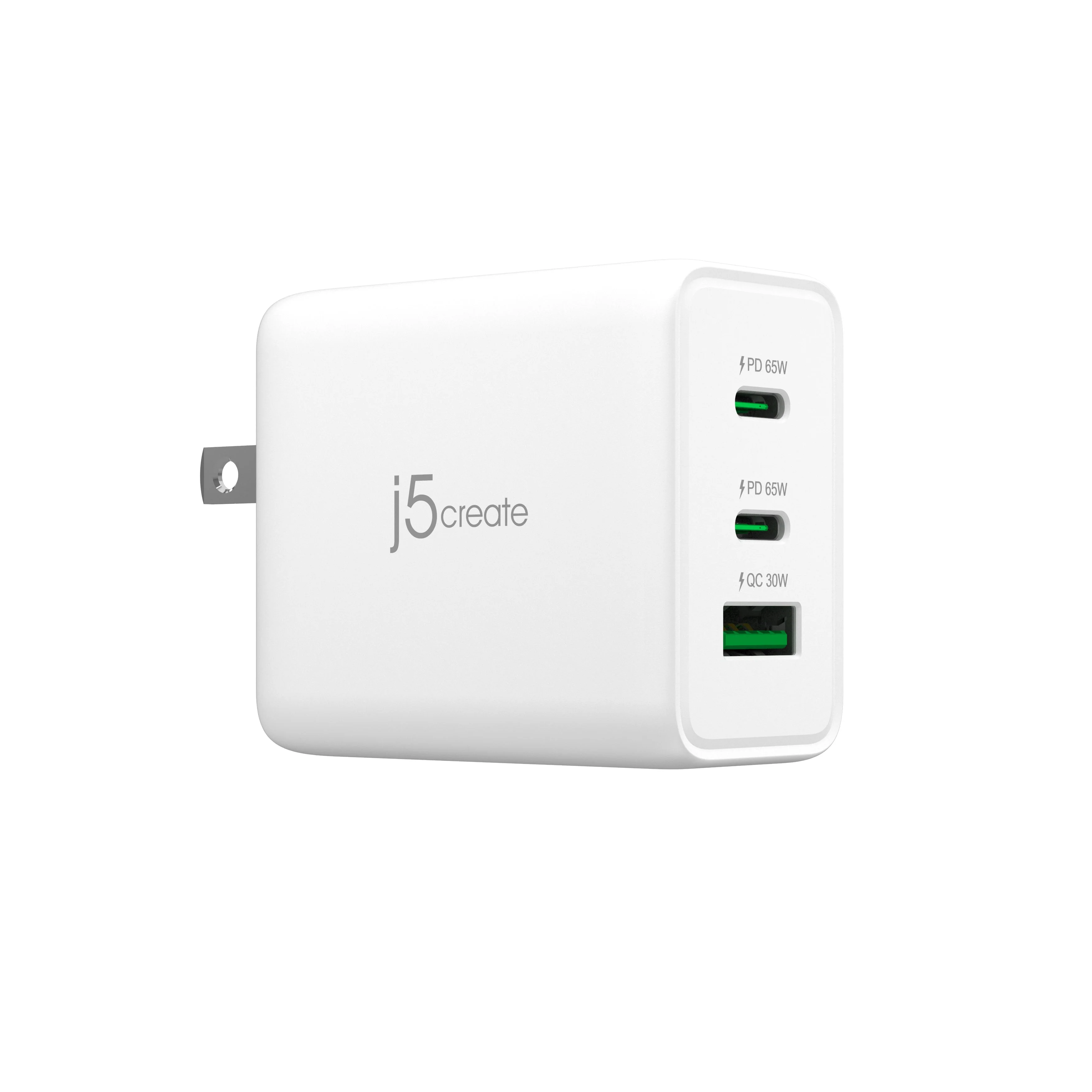 65W GaN USB-C® 3-Port Charger