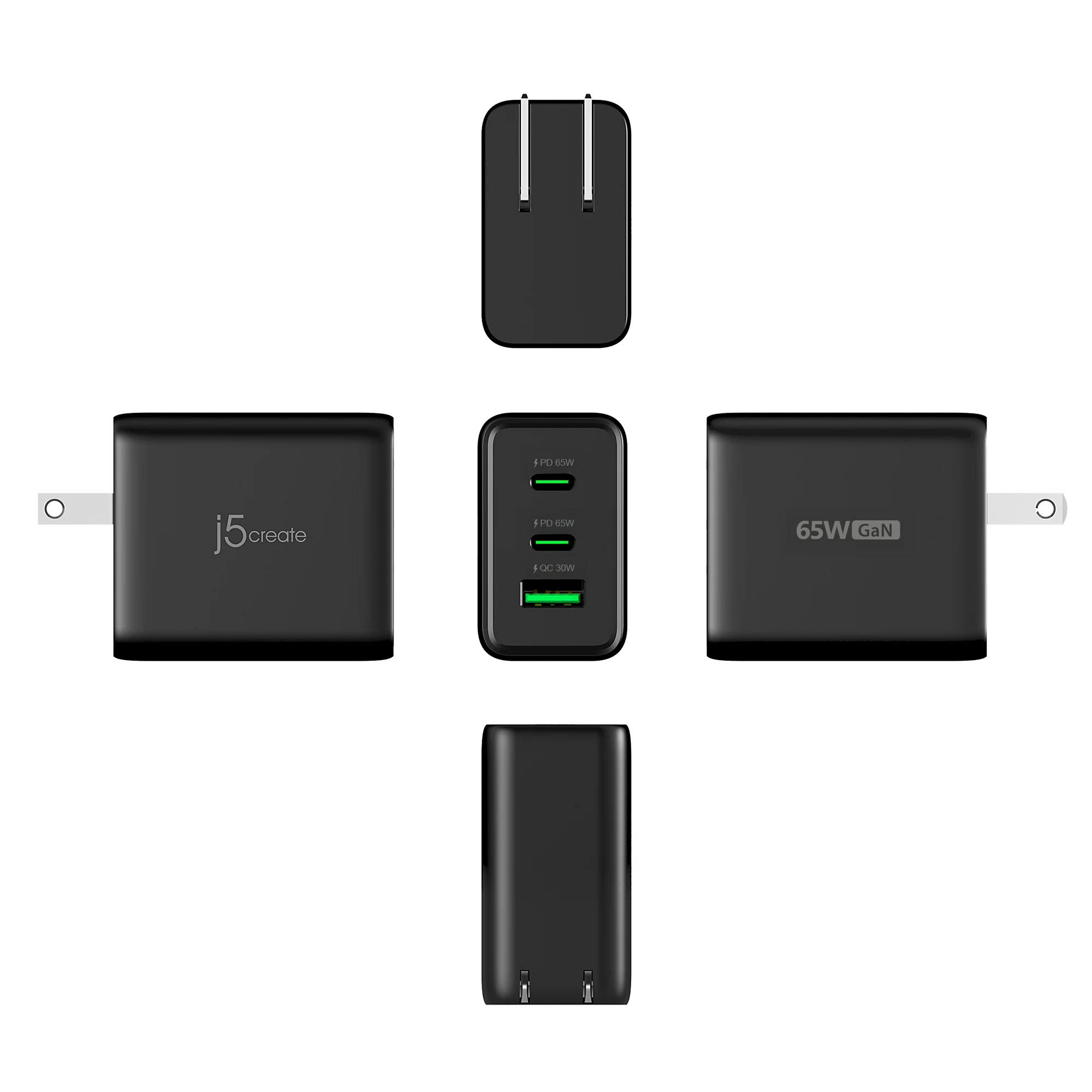 65W GaN USB-C® 3-Port Charger - Image 3