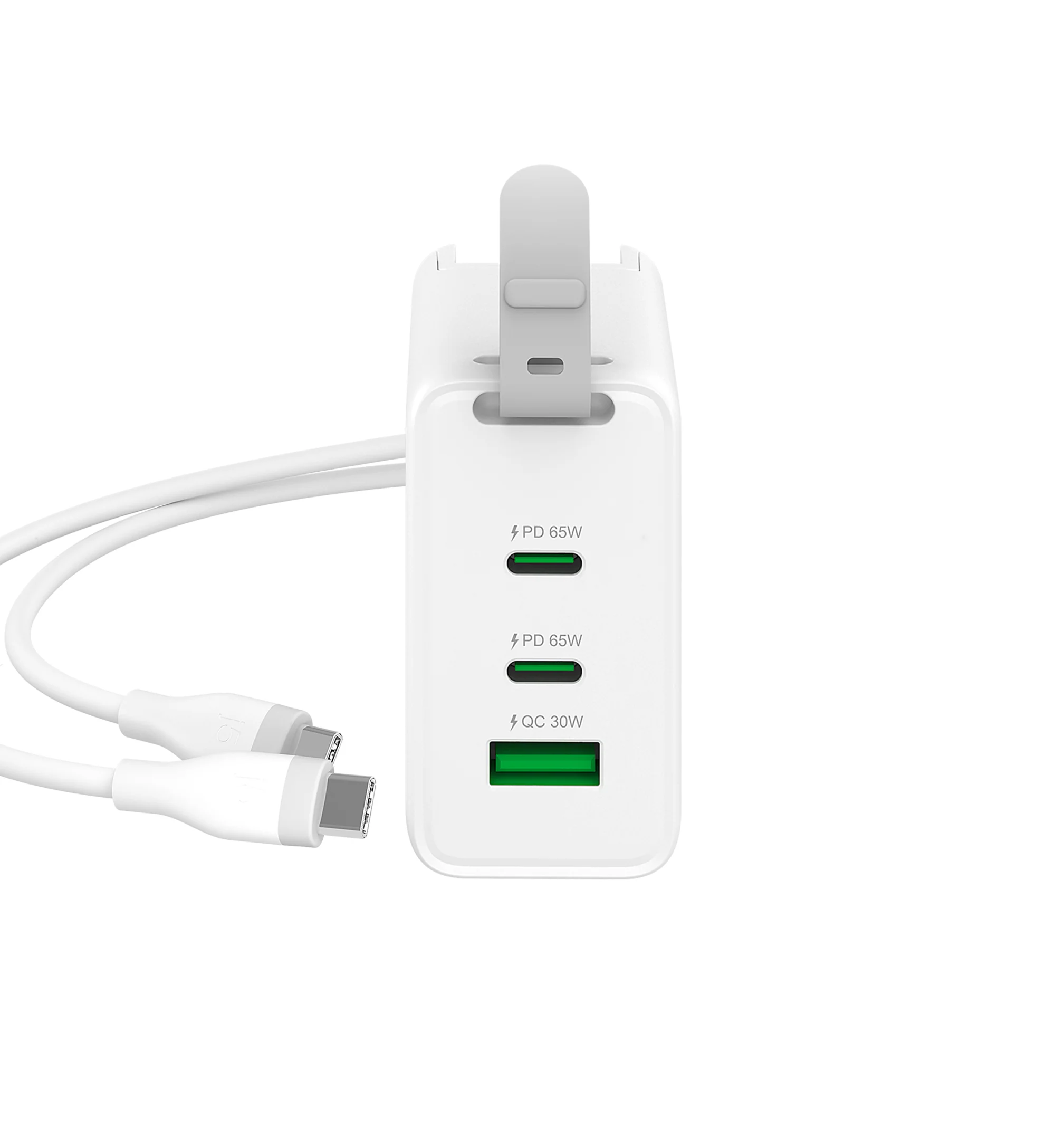 65W GaN USB-C® 3-Port Travel Charger with a USB-C® cable - Image 12