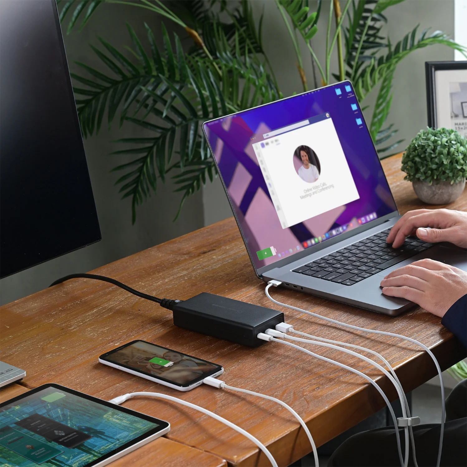 185W GaN PD 3.1 USB-C® 3-Port Charger - Image 7