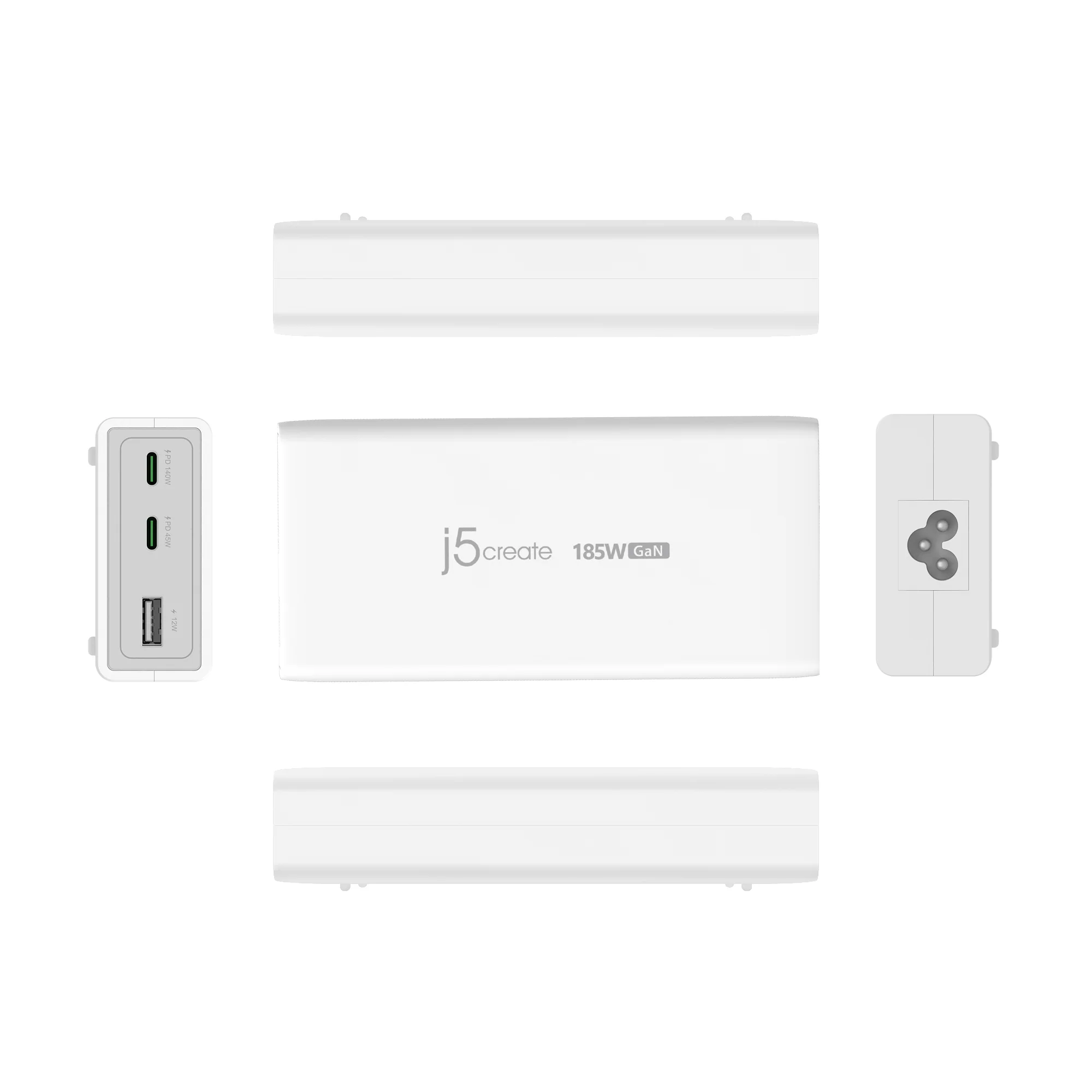 185W GaN PD 3.1 USB-C® 3-Port Charger - Image 4