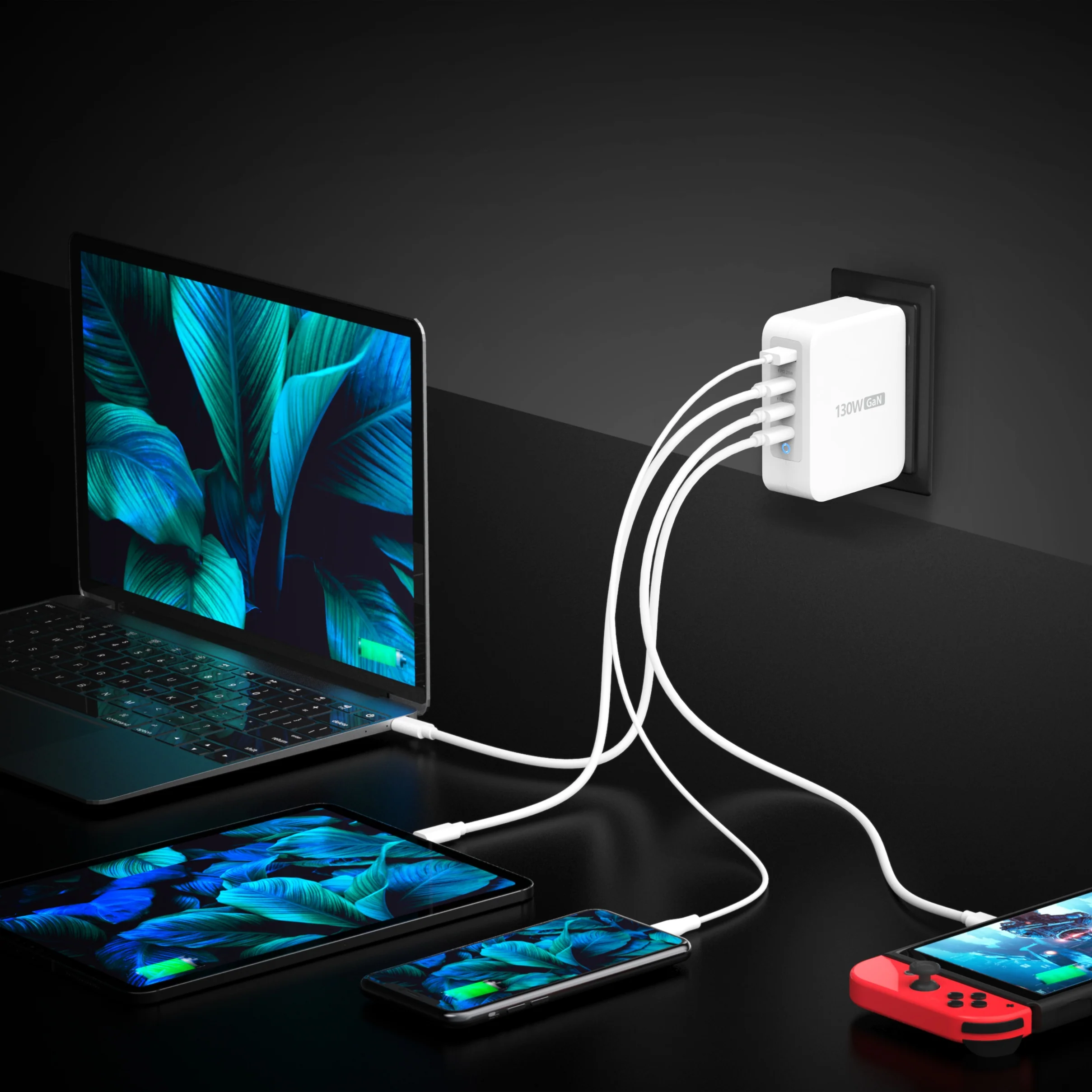 130W GaN USB-C® 4-Port Charger - Image 6