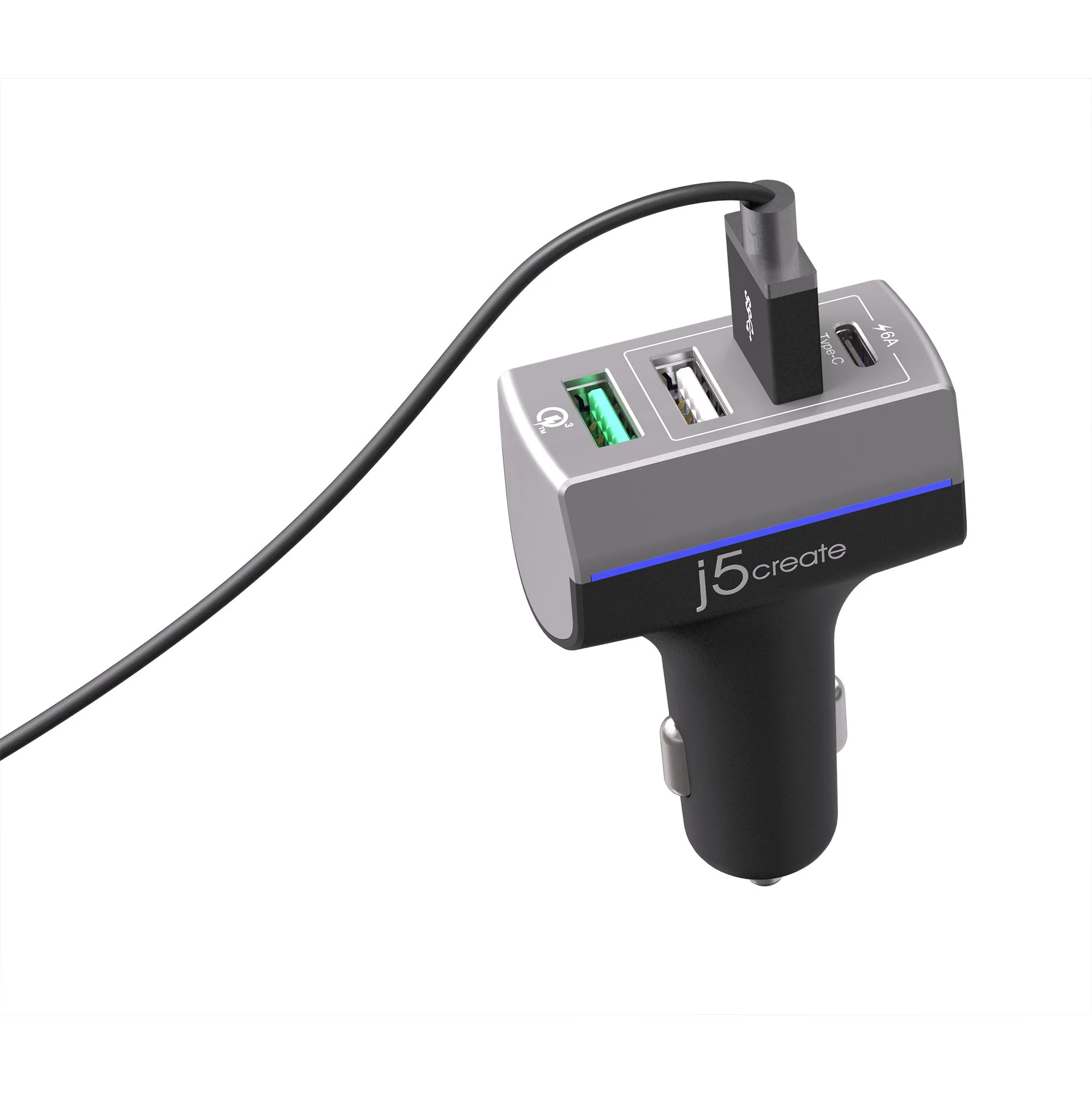 4-Port USB™ QC 3.0 & Type-C™ Car Charger - Image 4