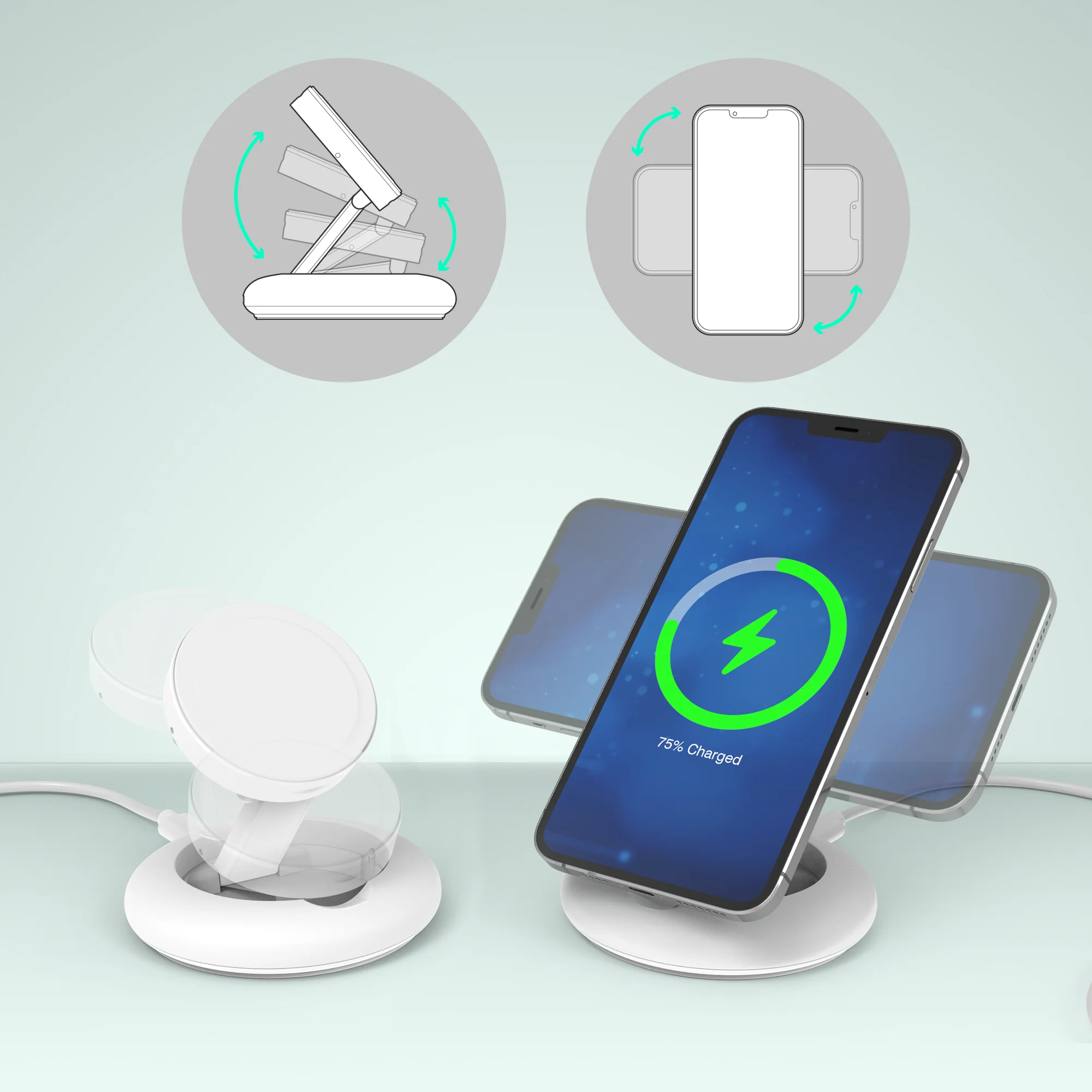 MagSafe® 15W Wireless Charging Stand - Image 4