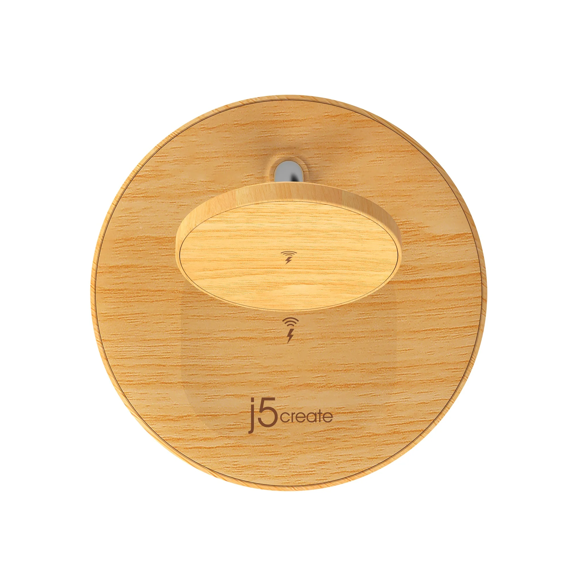 Wood Grain 2-in-1 Magnetic Wireless Charging Stand - Image 3