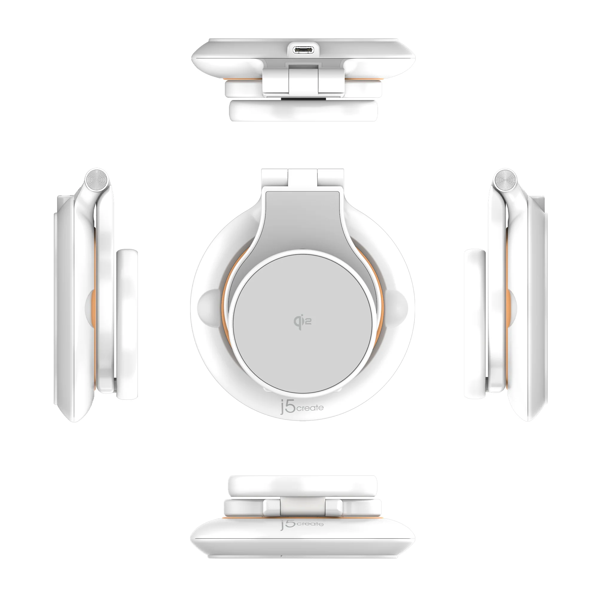 Qi2 2-in-1 Magnetic Foldable Wireless Charging Station - Image 5