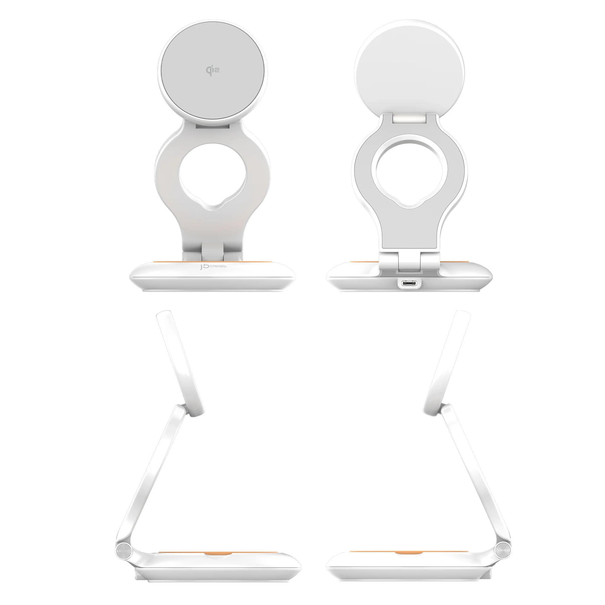 Qi2 2-in-1 Magnetic Foldable Wireless Charging Station - Image 6