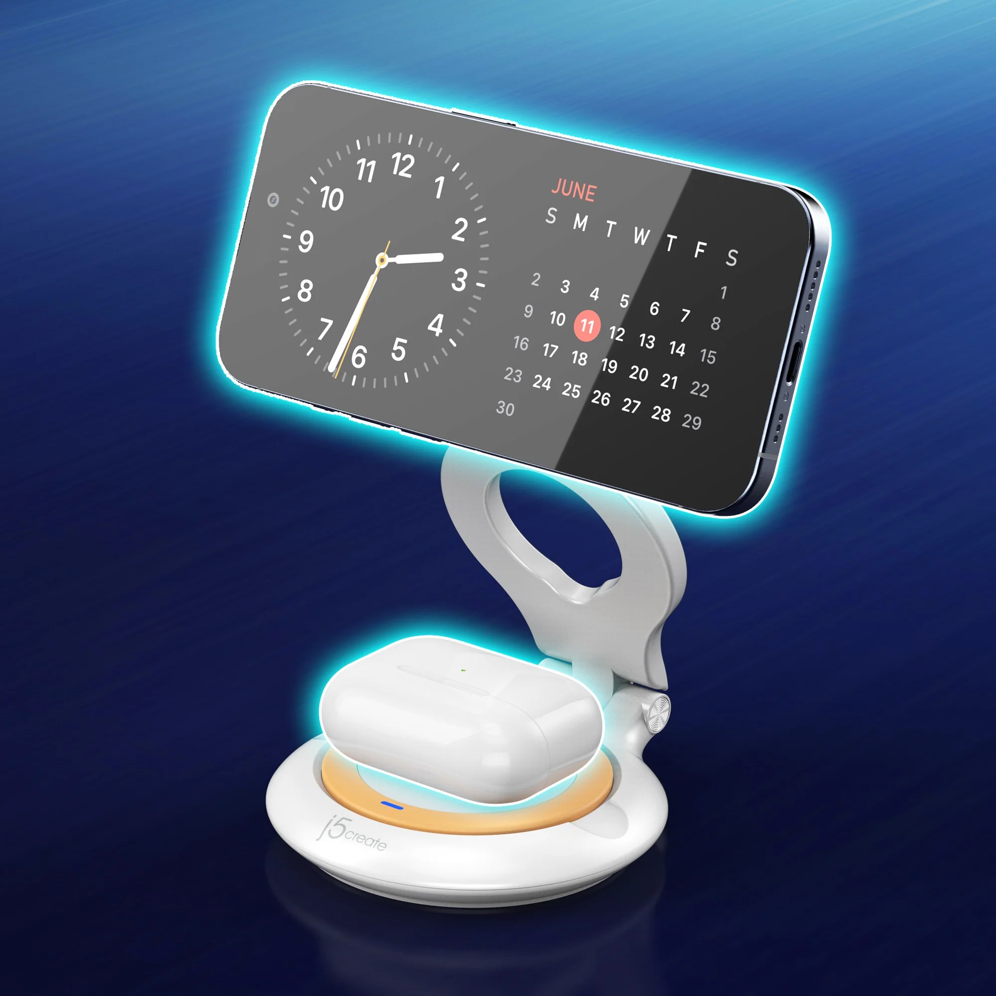 Qi2 2-in-1 Magnetic Foldable Wireless Charging Station - Image 8