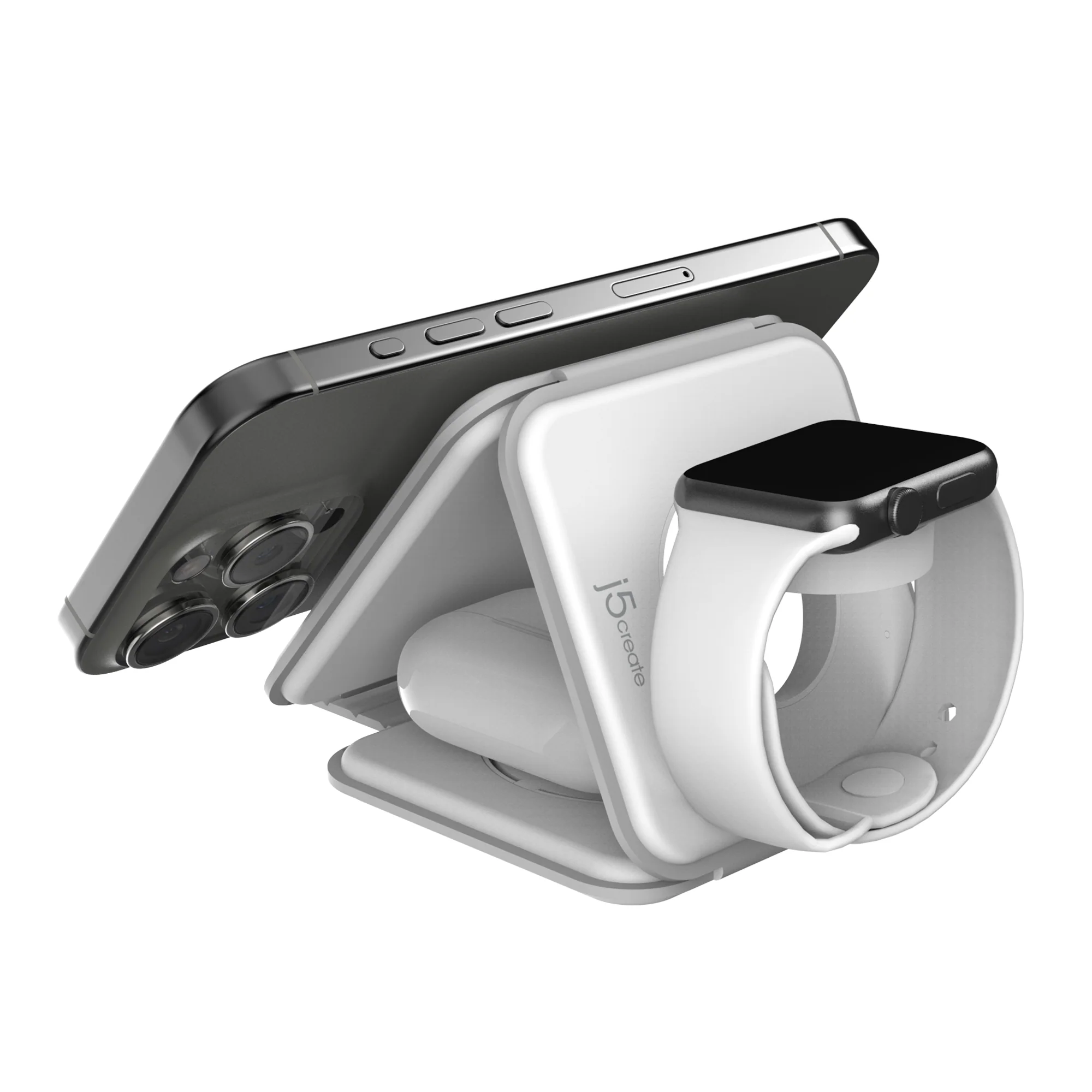 Qi2 3-in-1 Magnetic Travel Wireless Charging Station - Image 5