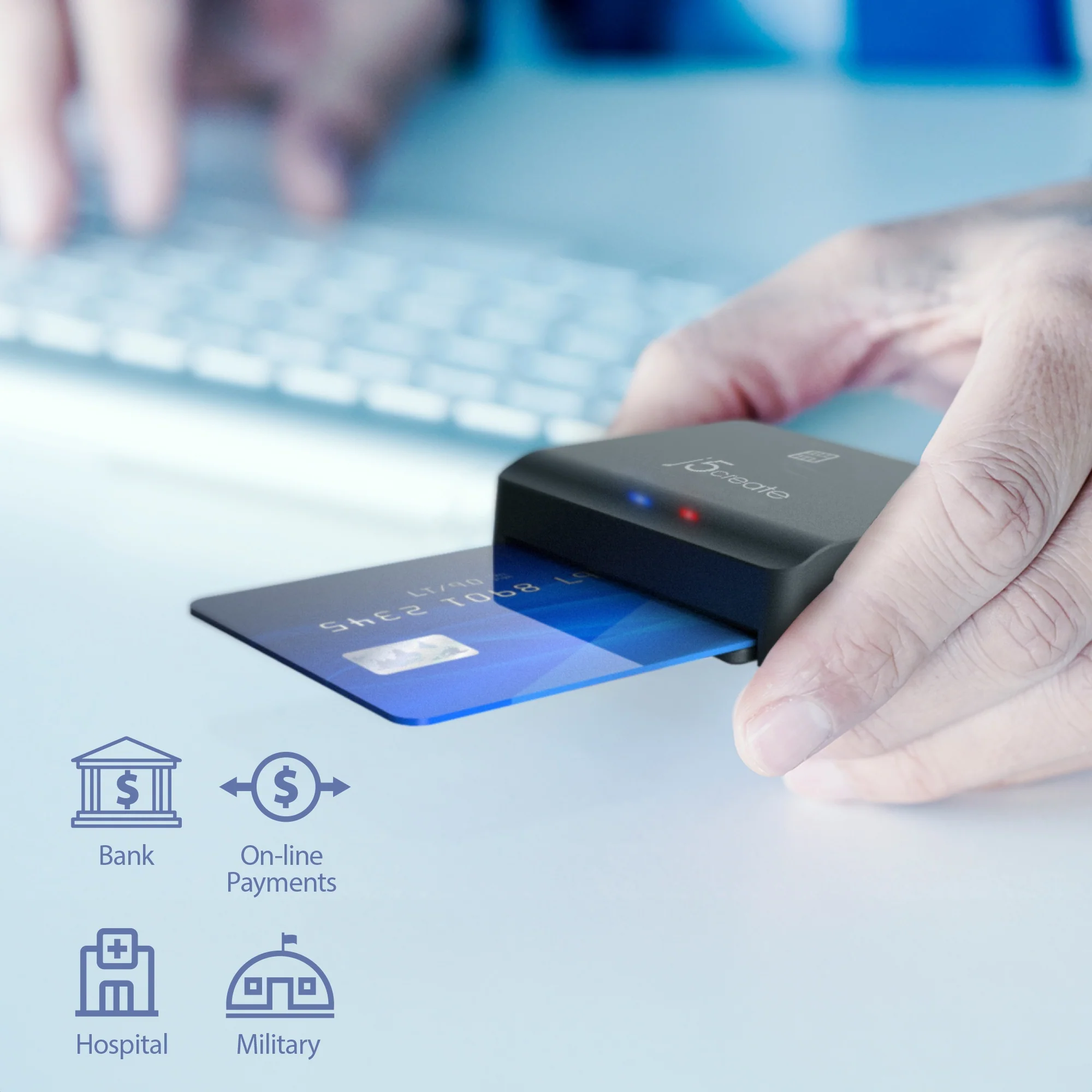 USB™ Smart Card / CAC Reader - Image 6