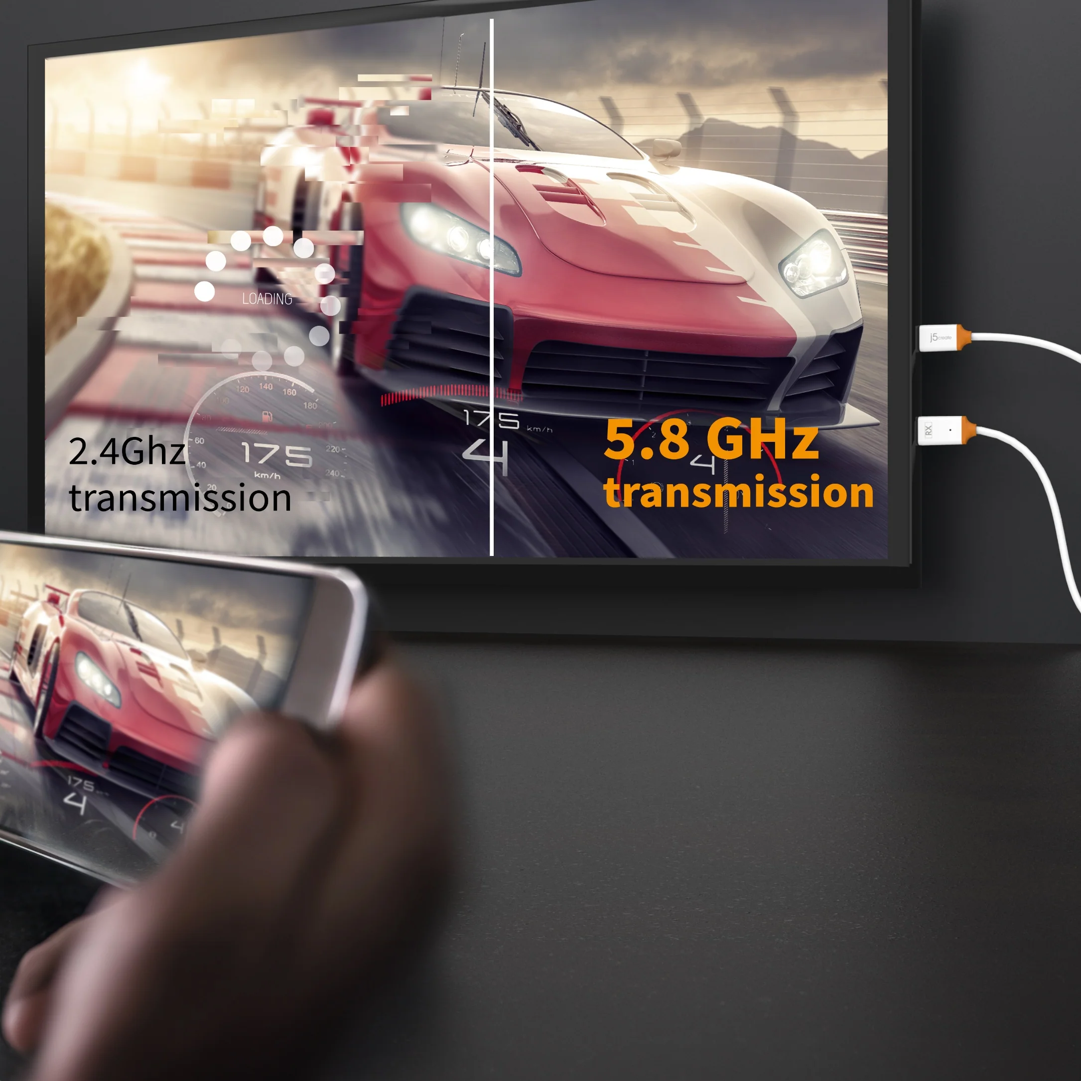 ScreenCast FHD USB-C® Wireless Display Extender - Image 8