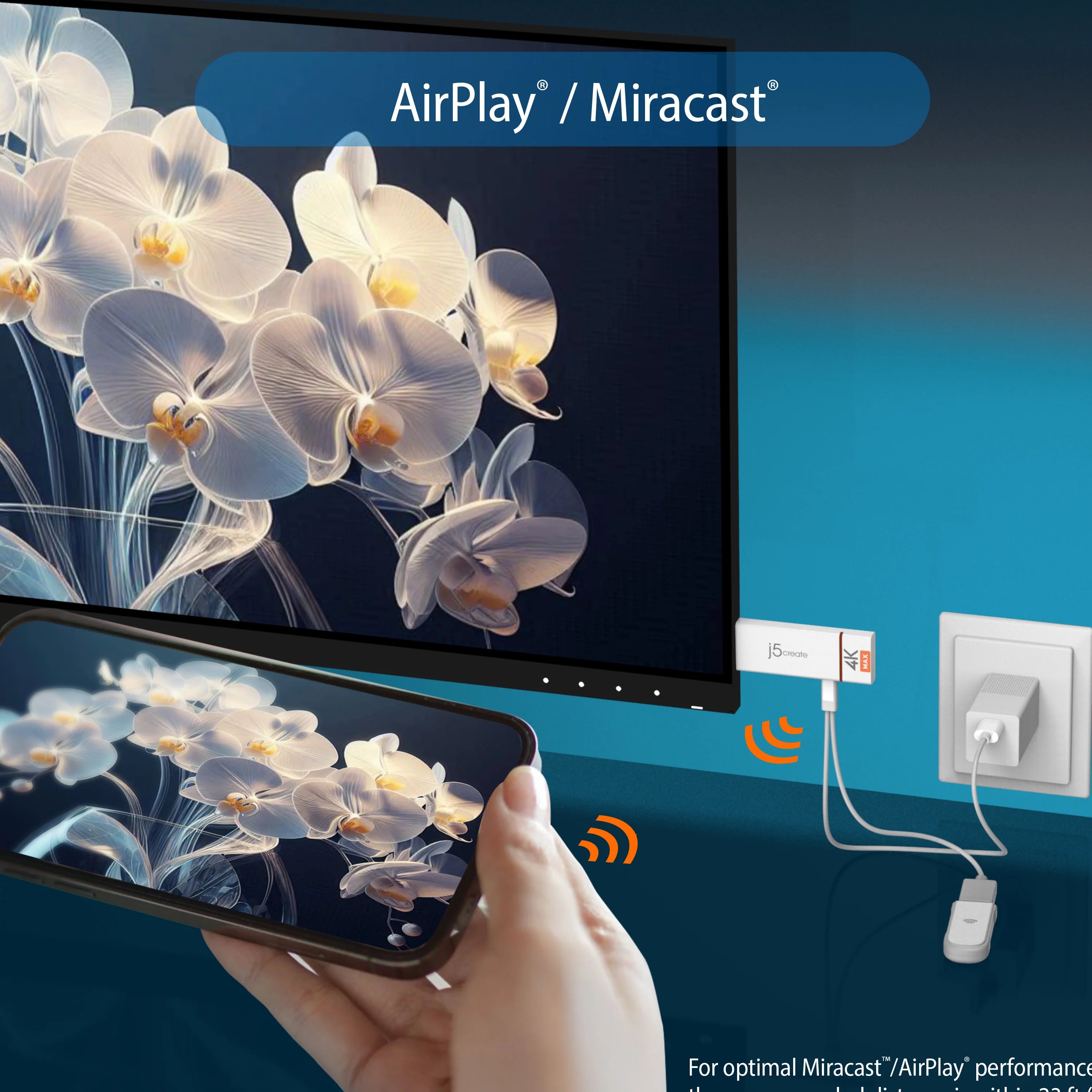 ScreenCast USB-C® Wireless Display Extender (with Antenna) - Image 5