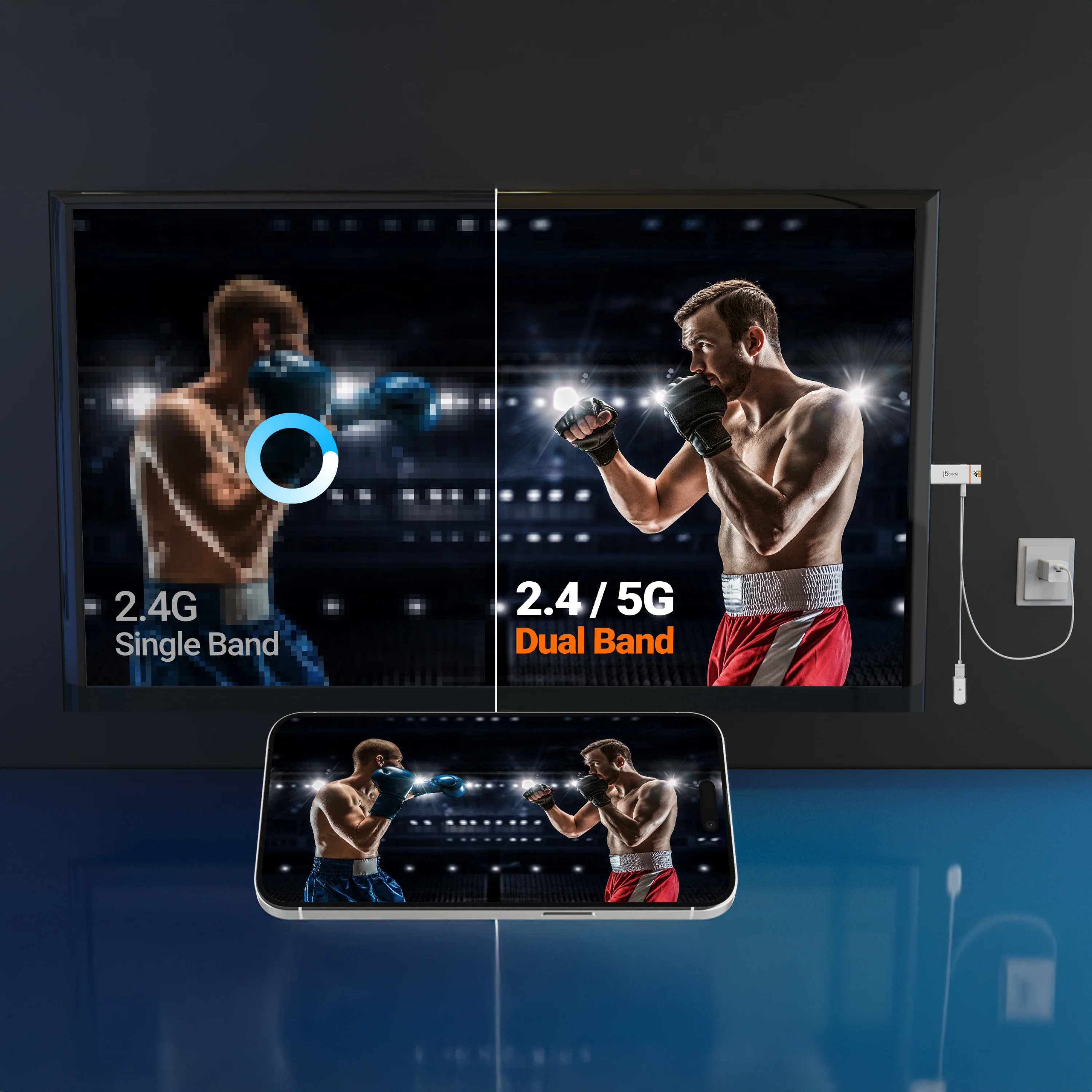 ScreenCast USB-C® Wireless Display Extender (with Antenna) - Image 8