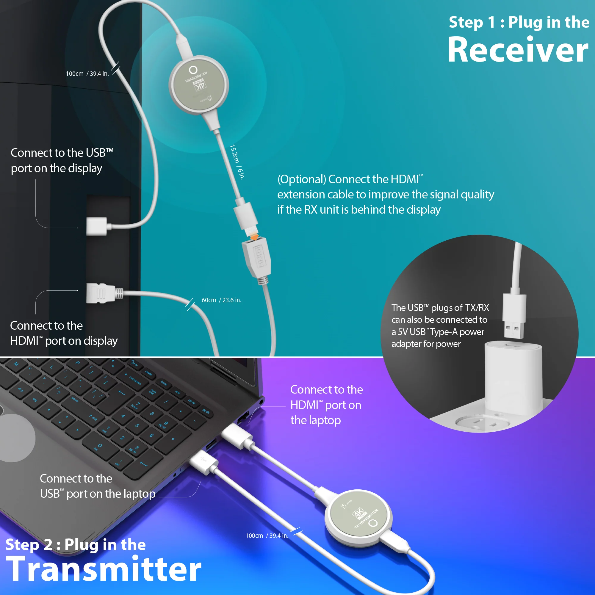 ScreenCast 4K Wireless Display HDMI™ Extender - Image 7