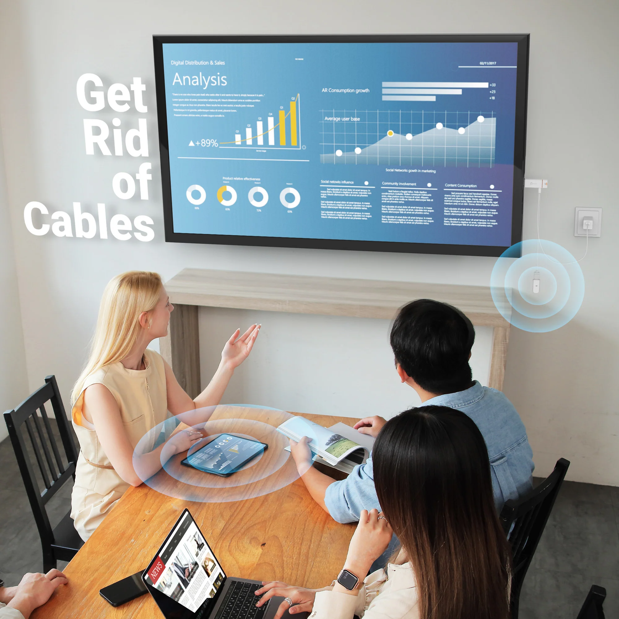 ScreenCast 4K Max Wireless Display Adapter - Image 3