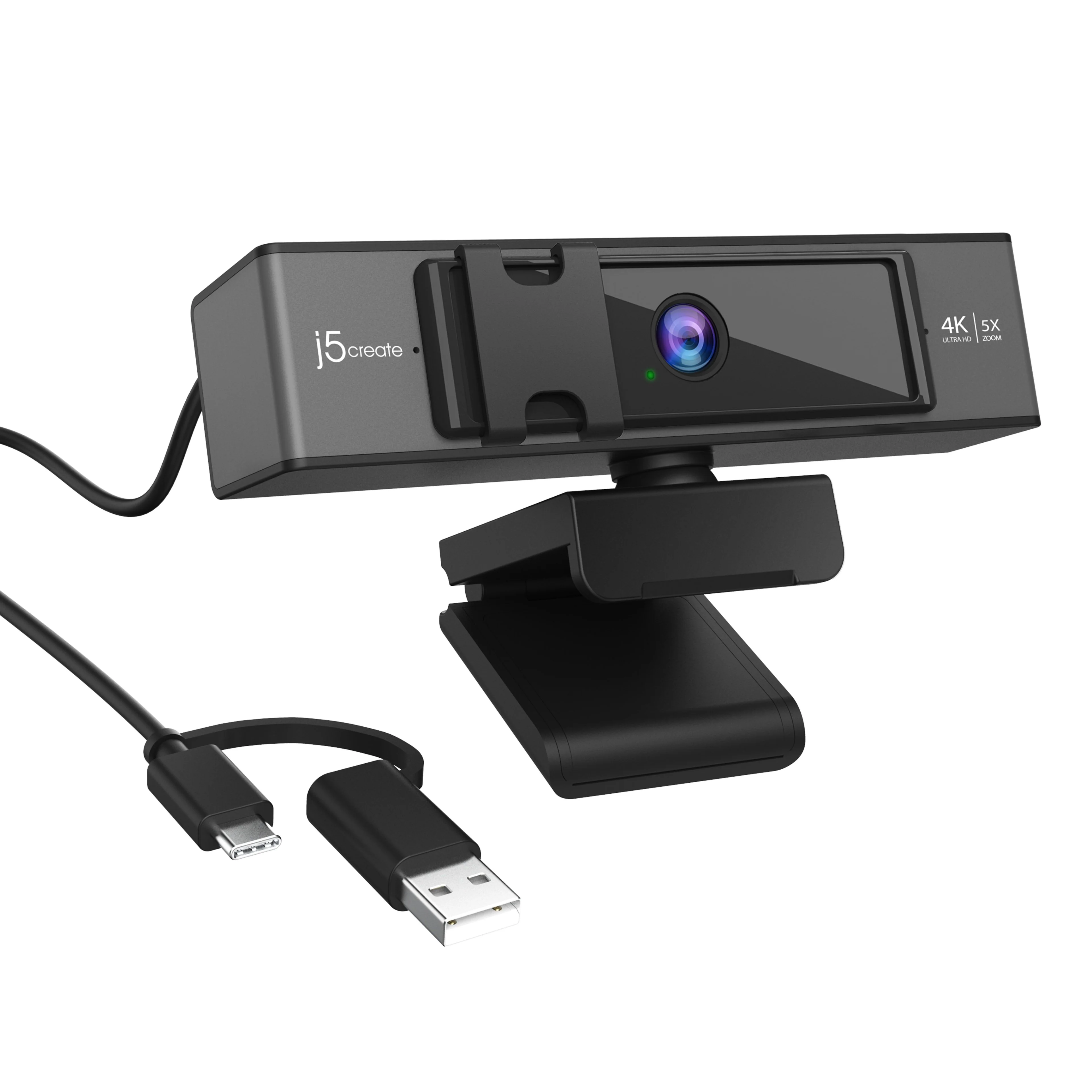 USB™ 4K ULTRA HD Webcam with 5x Digital Zoom Remote Control - Image 4