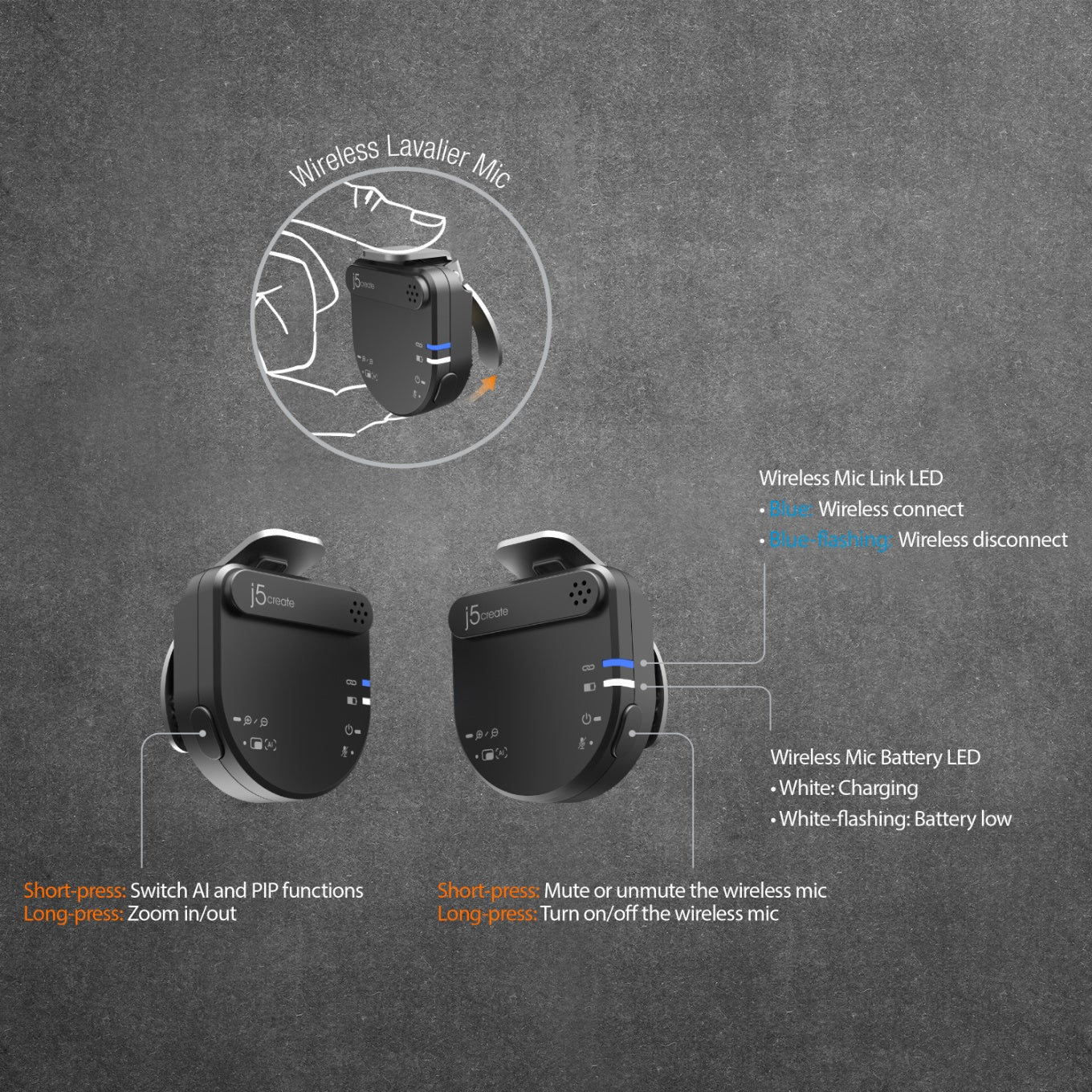 2K AI-Powered Webcam with Wireless Microphone and Auto-Focus - Image 10