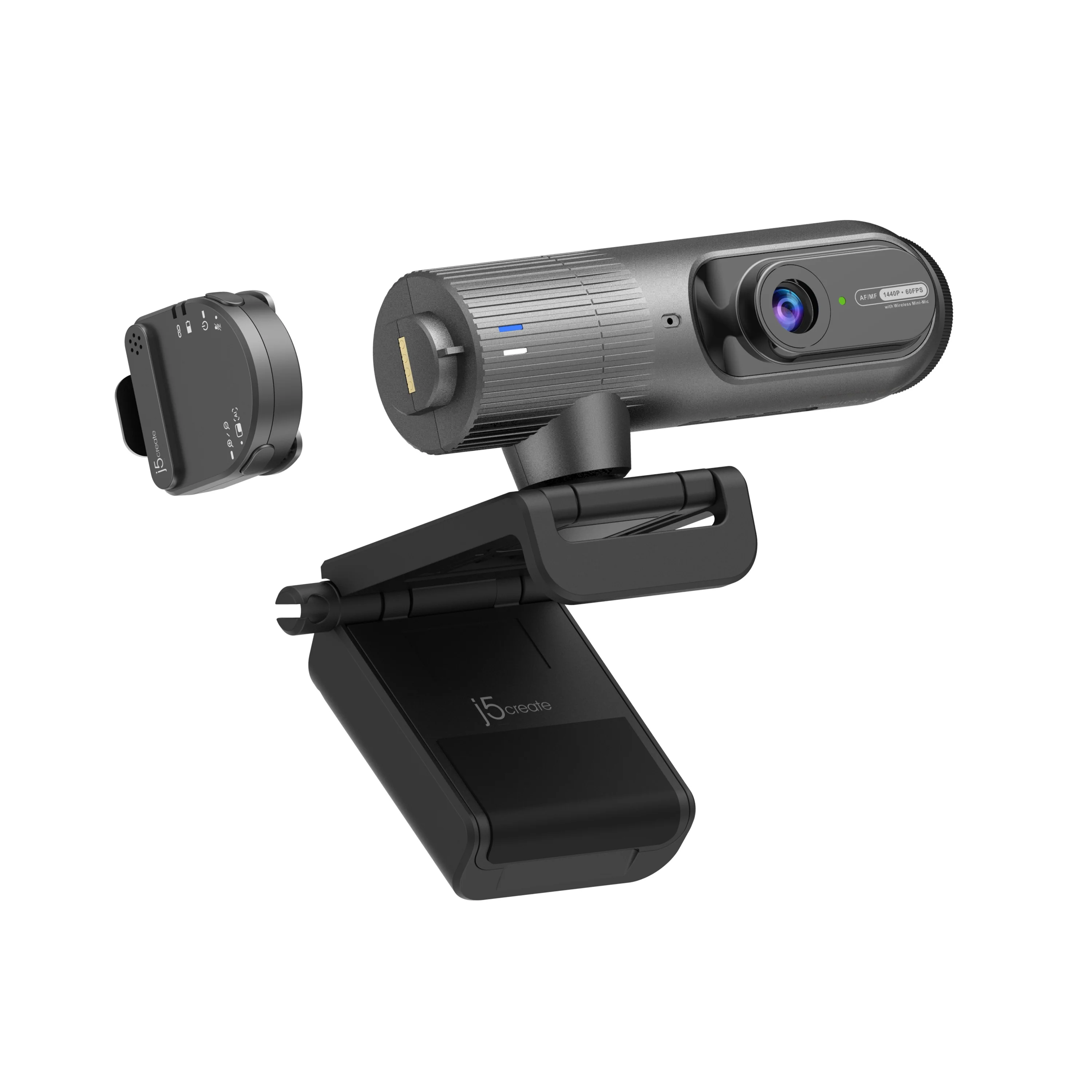 2K AI-Powered Webcam with Wireless Microphone and Auto-Focus - Image 5